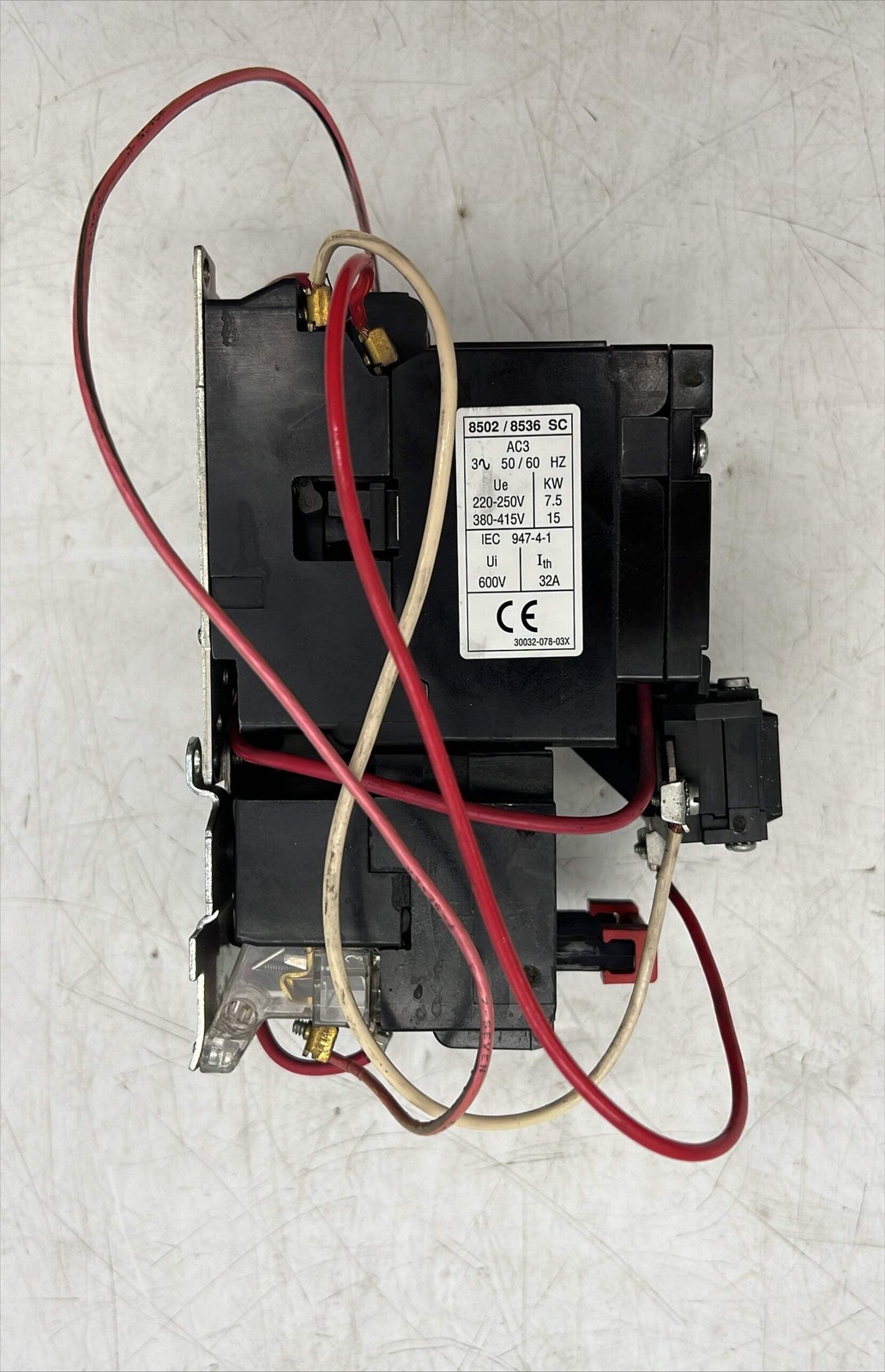 Square D 8536SCG3V08AS Size 1 Starter w/ Start-Stop PB, 208V Coil (Used)