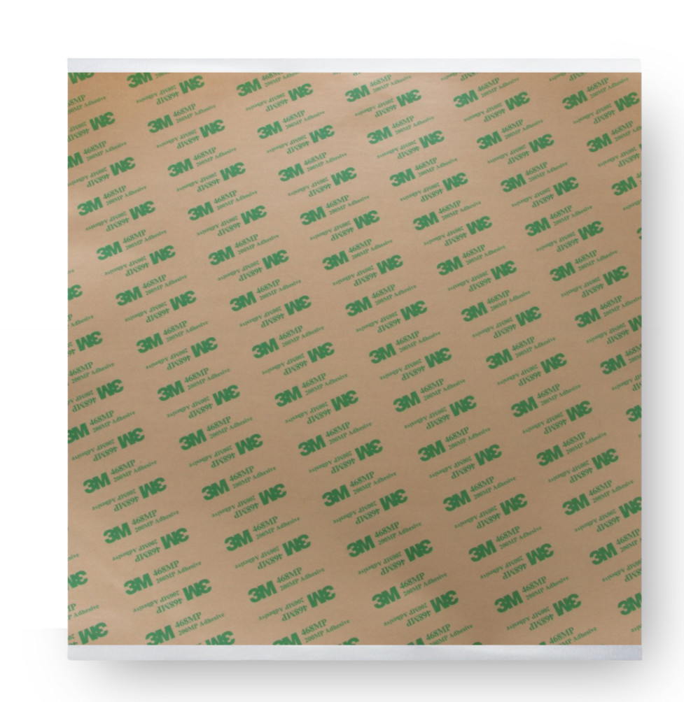 3M 468MP Double Sided Adhesive Transfer Tape Sheets 12” x 12" Lot Qty Available