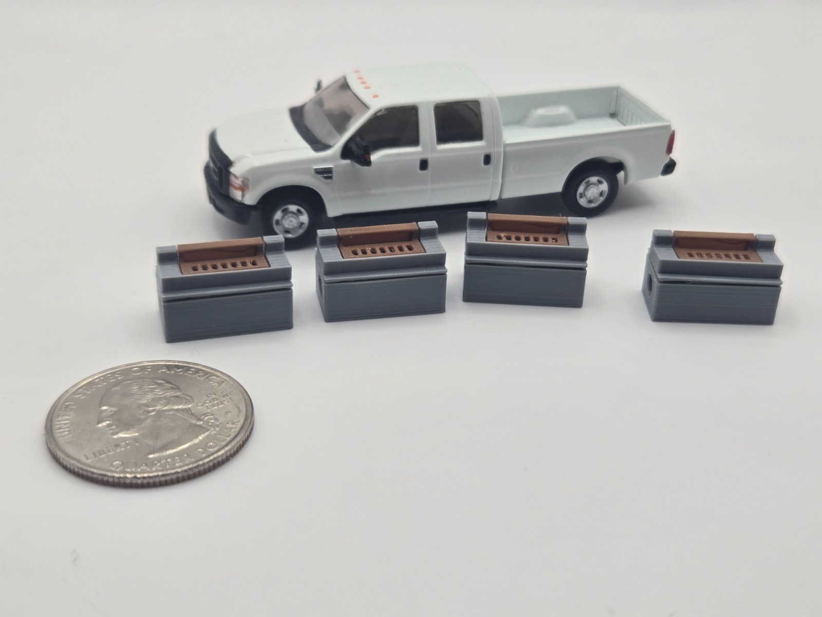 1/87 Catch Basin with Curb Inlet *4 Pack*