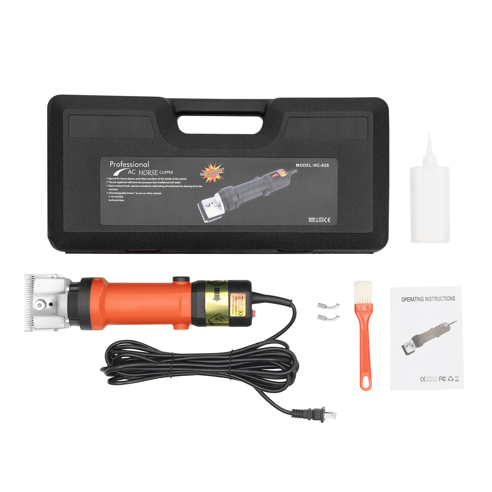 Professional Electric Animal Hair Clippers Horse Cattle Grooming Shears 320-350w