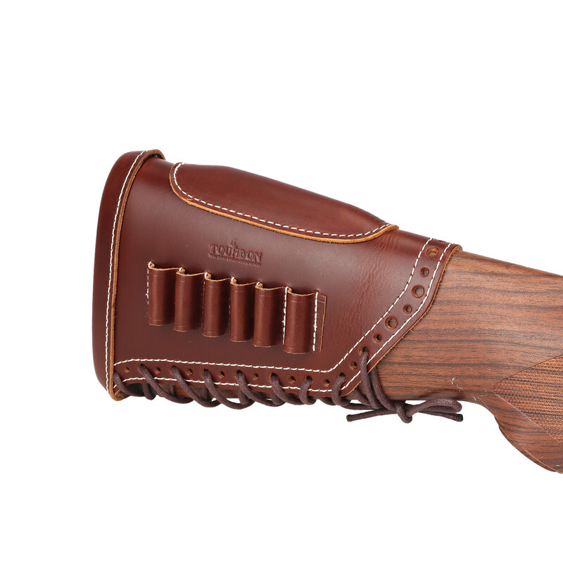 Tourbon Shooting Recoil Pad Rifle Cheek Rest Riser Gun Ammo Hold Buttstock Cover