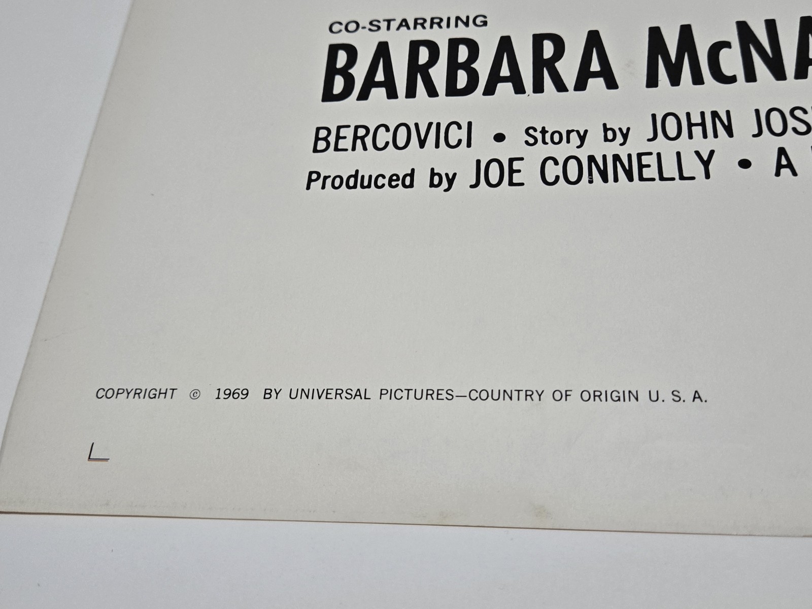 ELVIS PRESLEY Change of Habit 1969 US OG One Sheet MOVIE POSTER Mary Tyler Moore