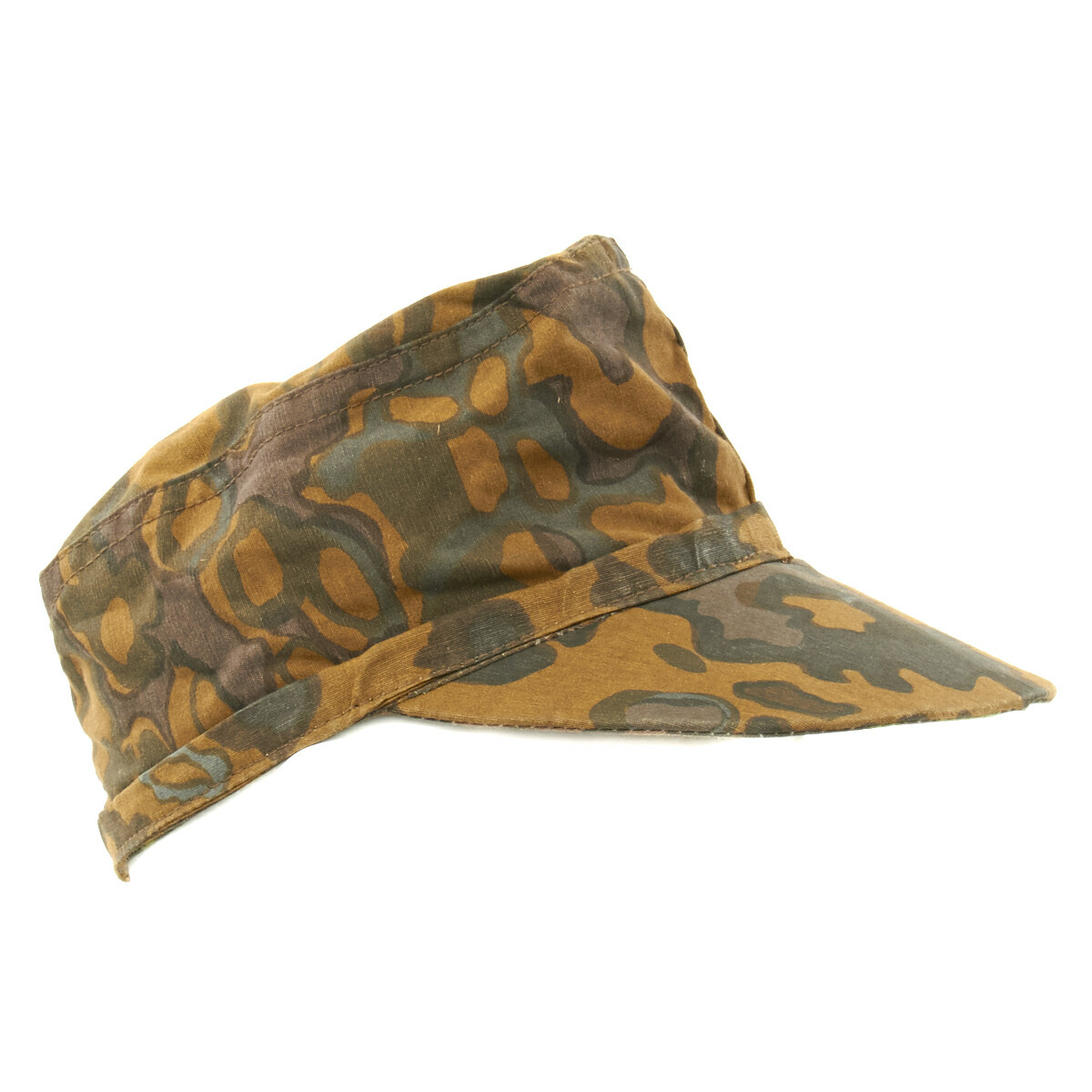 German WWII Reversible M43 Field Cap Oakleaf Pattern A Camouflage- 62cm US 7 3/4