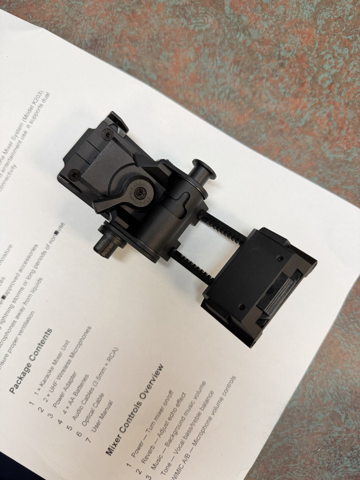 Night Vision Googgles NVG Mount L4G24,Black Metal Helmet Mount CNC PVS