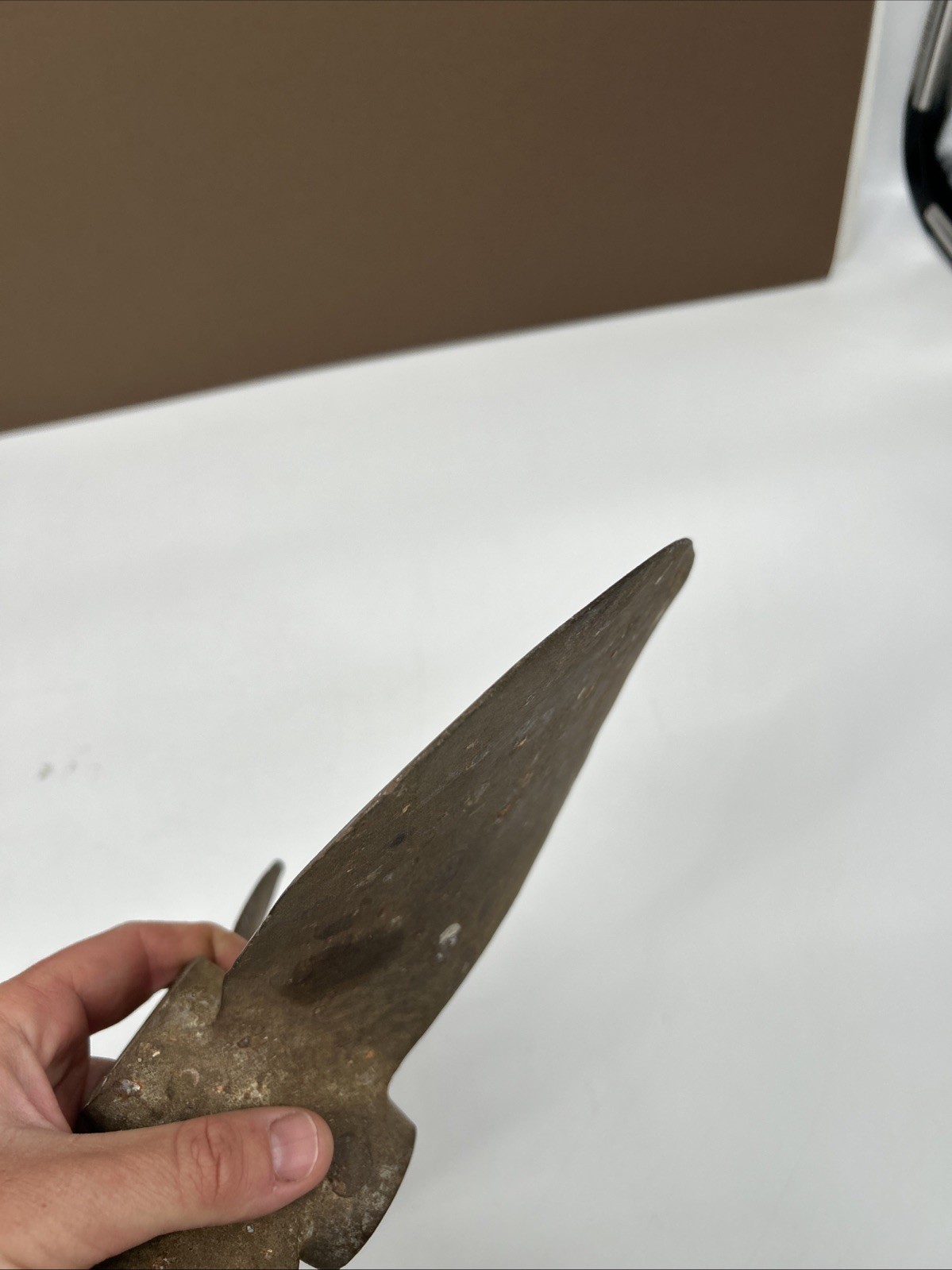 grand Rapids Vtg Brass Boat Propeller 3 Blade 1" Shaft 17 LH 14