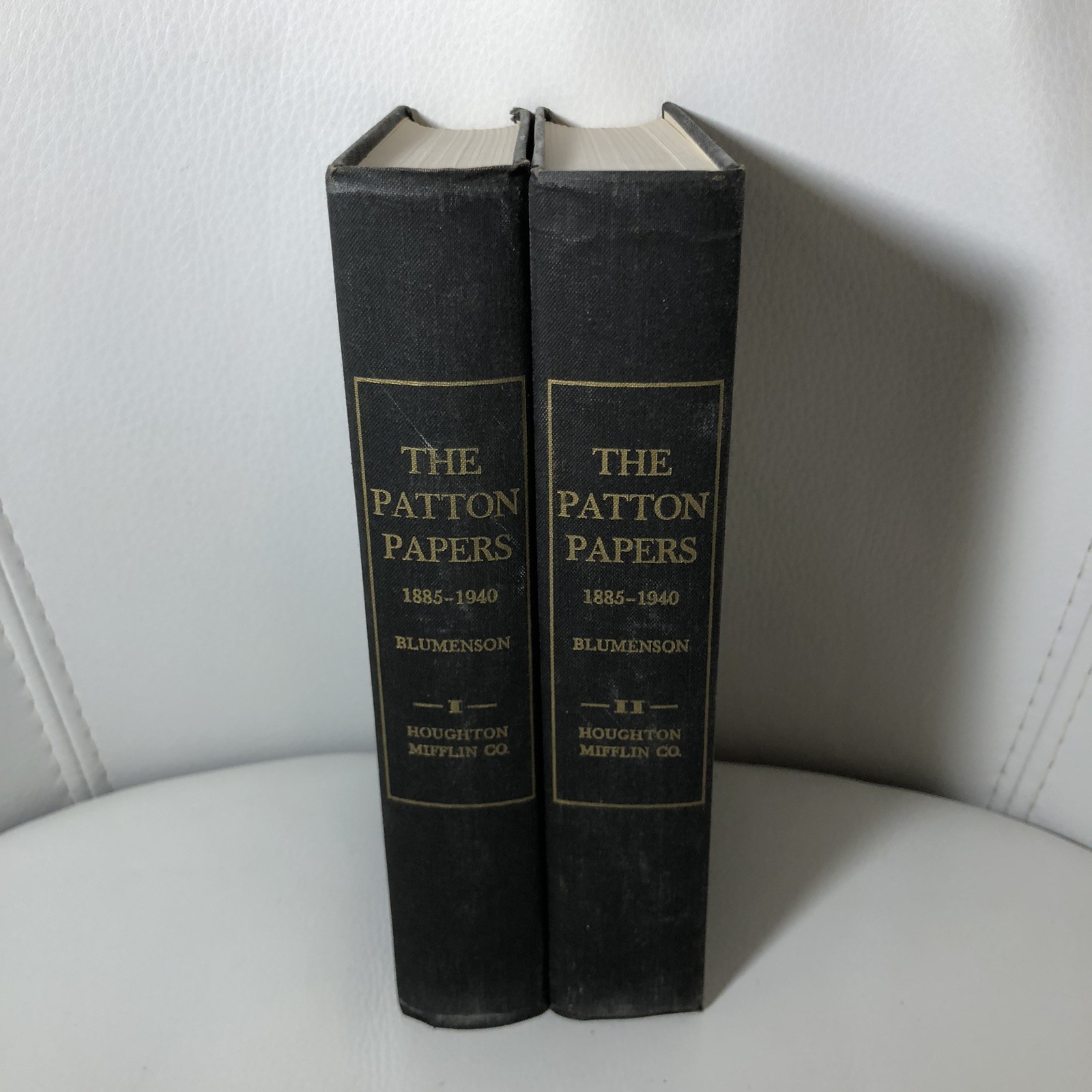 The Patton Papers 2 Vol Set Martin Blumenson WWII Military History 1972 HC