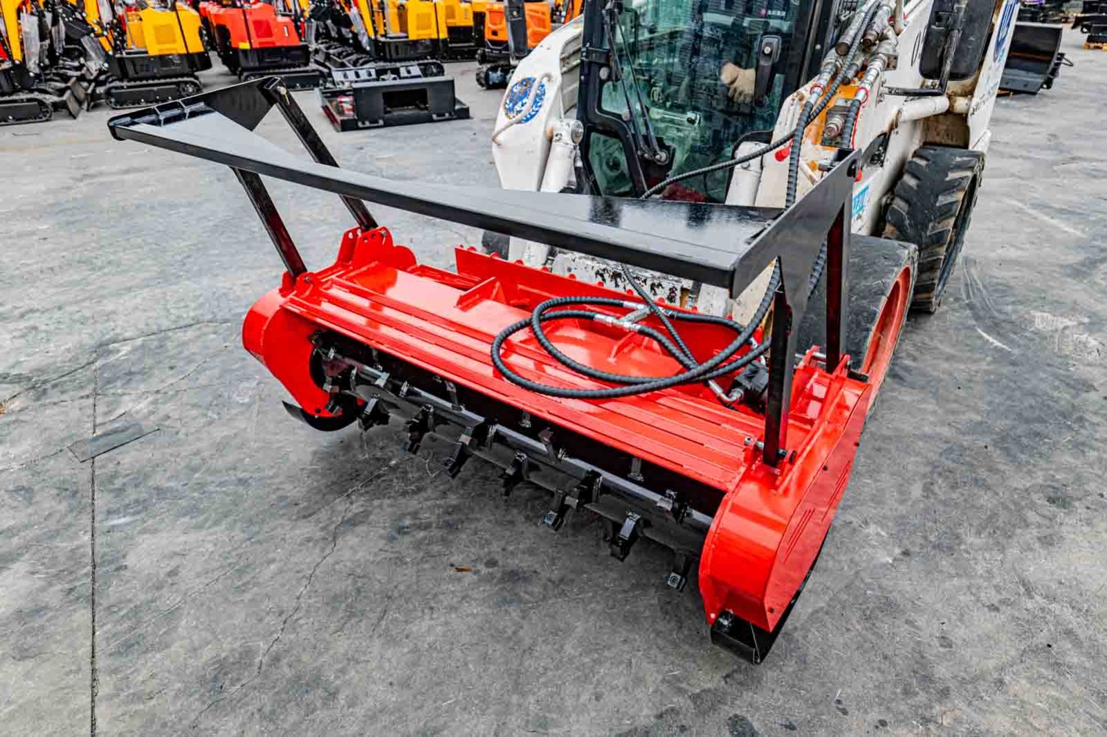 60inch Forestry Mulcher Heavy Duty Attachment Fits Bobcat Skid Steer Loader