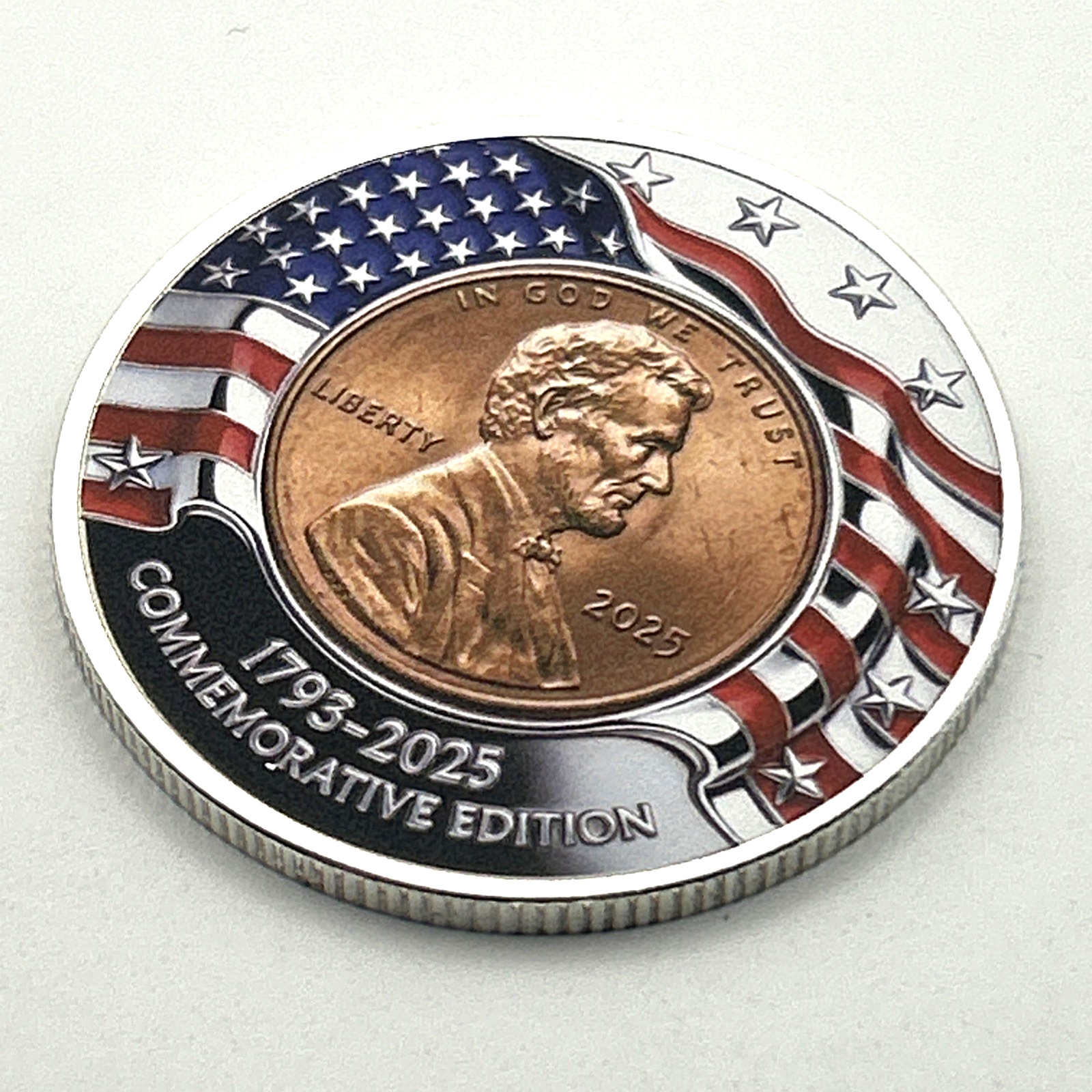 The Final Cent Tribute RIP 232 Years *Philadelphia Penny* (2D Flat) Coin Medal