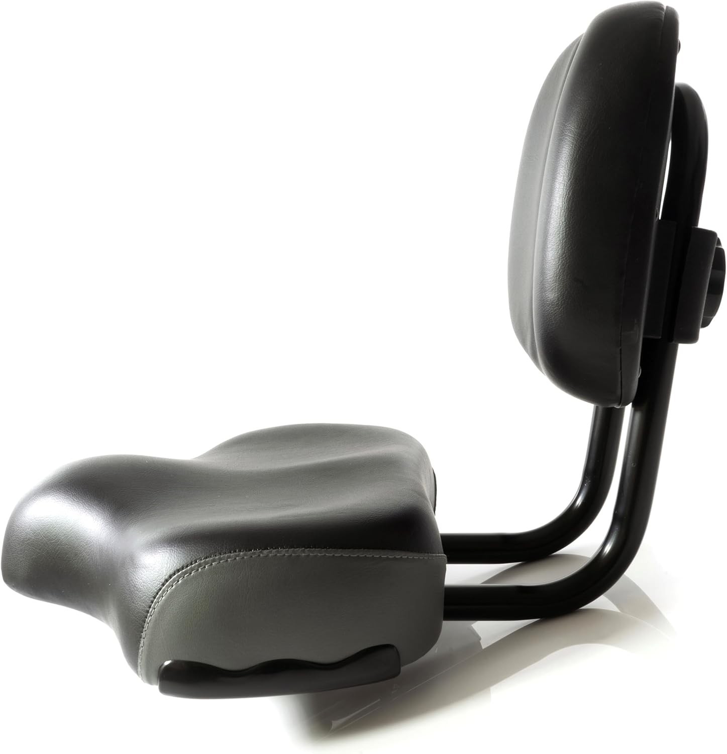 Bike Seat w/ Backrest Extra Wide Padded Saddle,Tools & Microfiber Cleaning Cloth