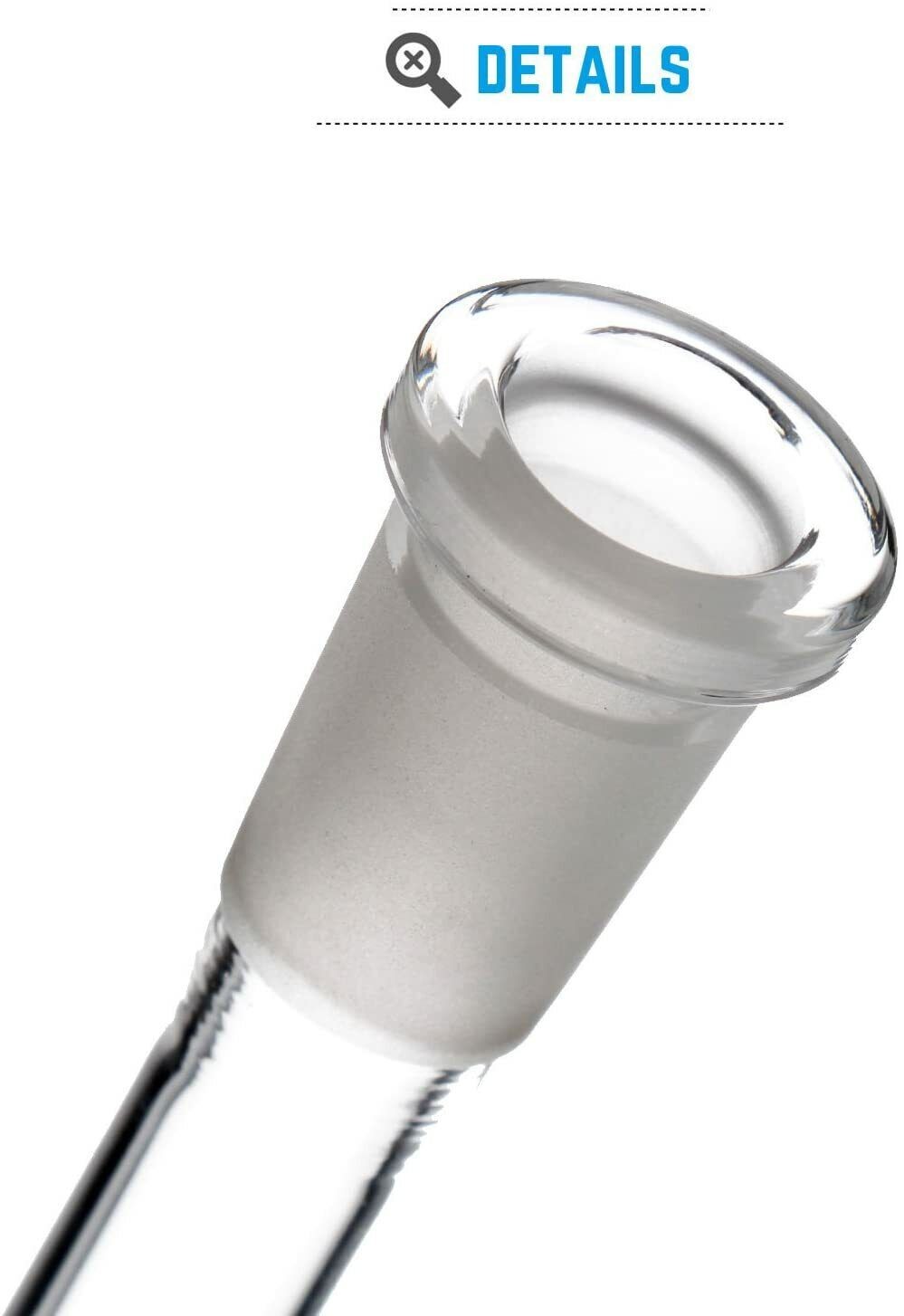 5Pcs Glass Downstem Replacement Hookah Bong Water Pipe fit for 8/9/10/12 Bong