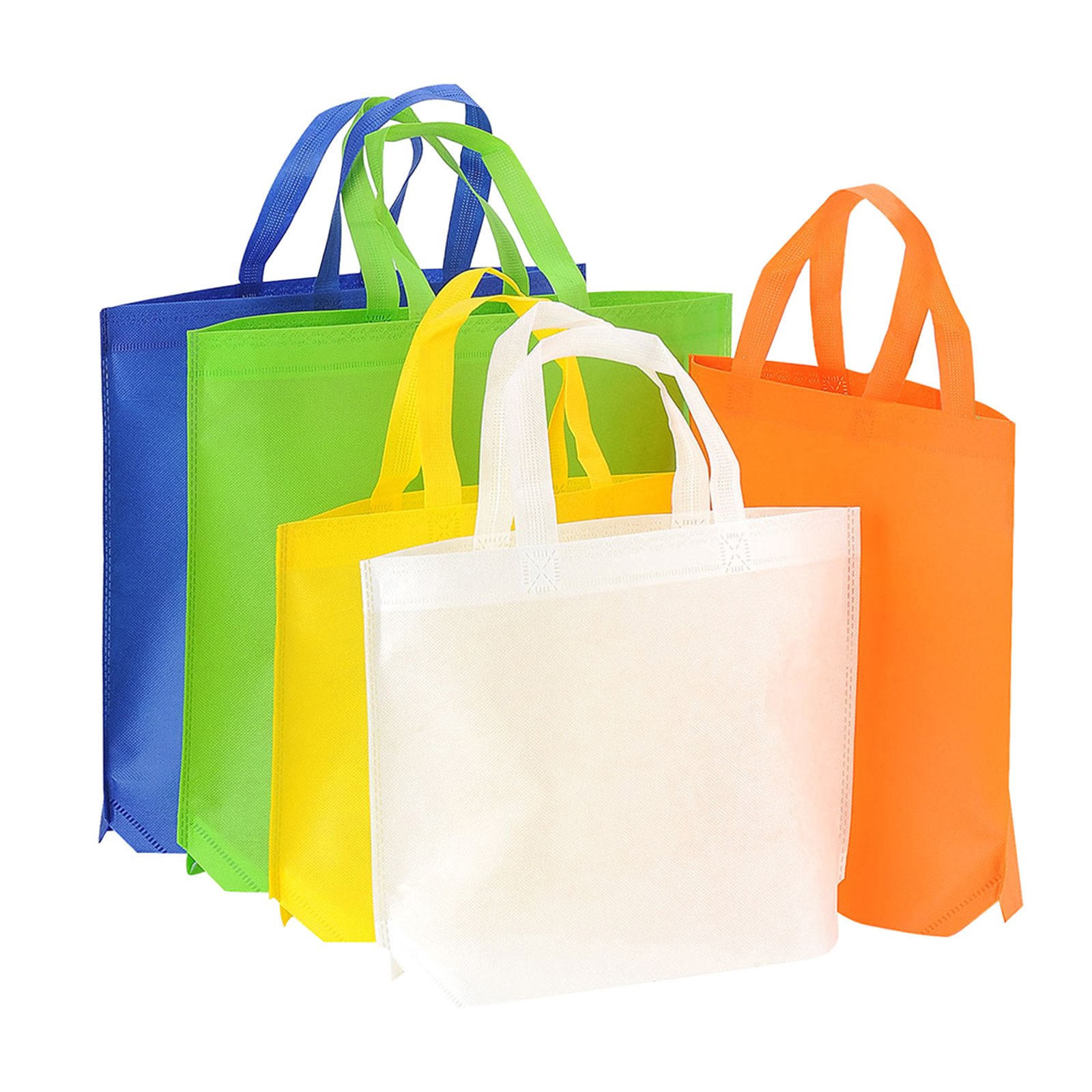 20 Reusable Non-Woven Handle Tote Merchandise Gift Party Shopping Bags