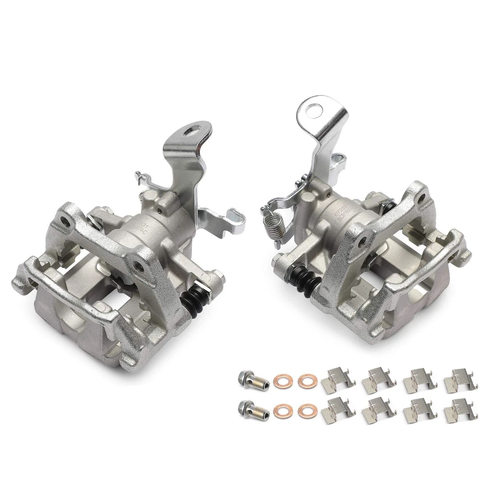 Pair Rear Brake Calipers with Bracket for Nissan Sentra 2020 2021 2022 2023 2024