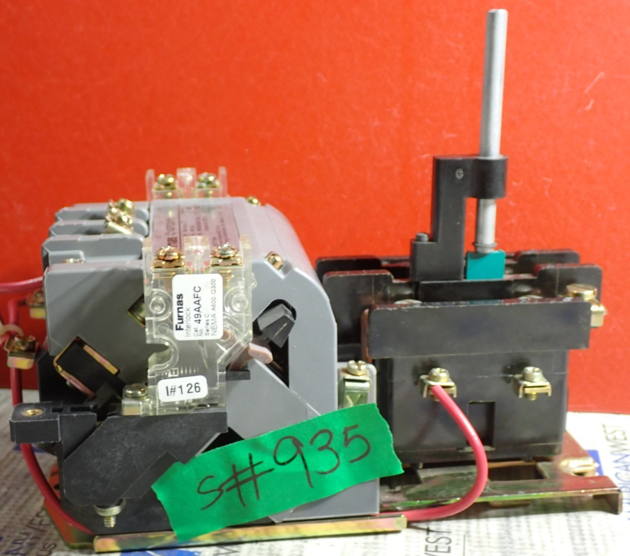 Furnas 14DP32A*81 Size 1 Starter 27 Amp 600VAC w/ 75D73070F 120 Coil TESTED S935