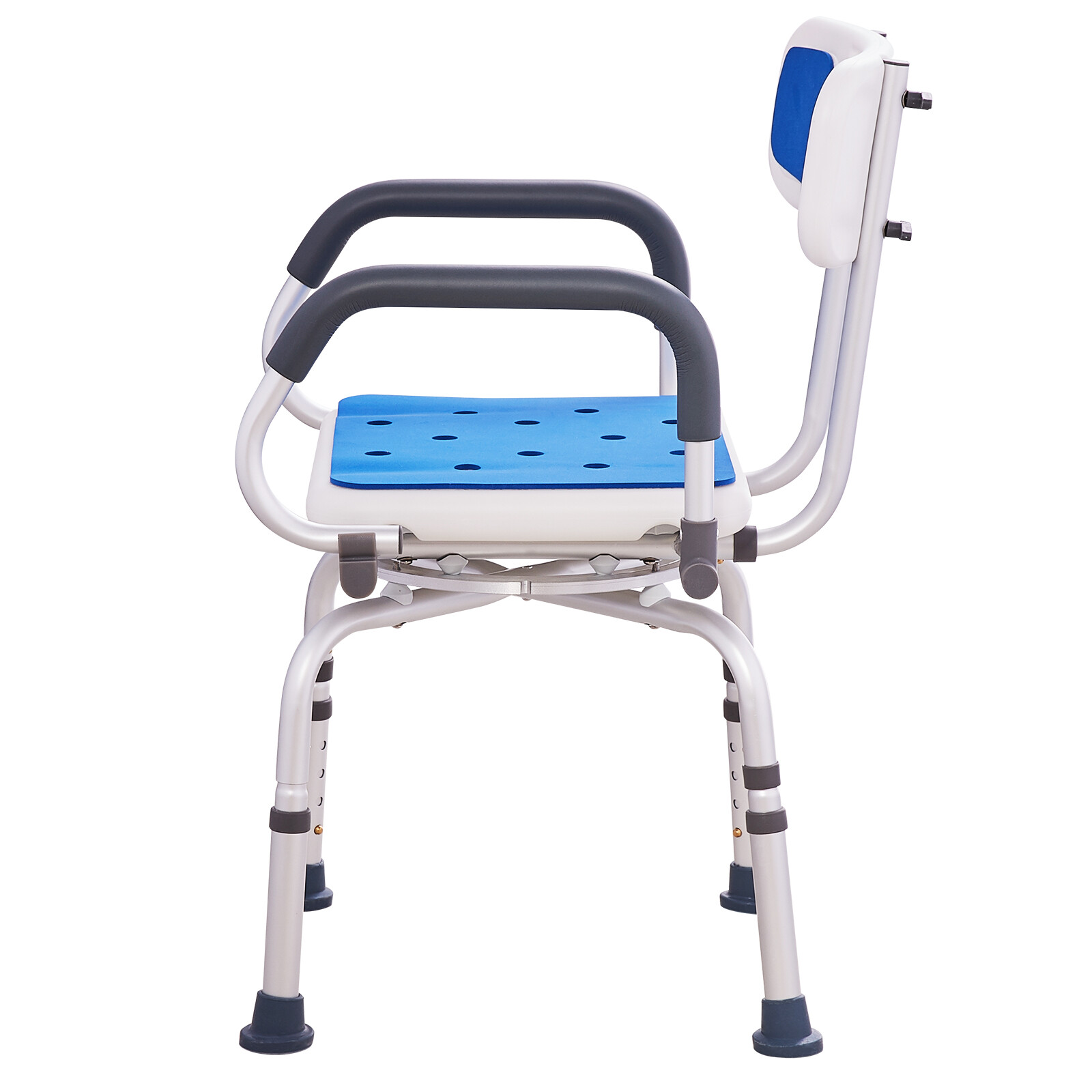 VEVOR Shower Chair 360° Swivel Bathtub Shower Seat with Pivoting Arms 400LBS