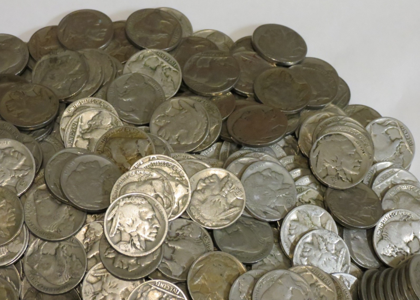 500 Buffalo Nickels Bulk Lot P Mint Only Part Date to Strong Part Date 5c Coins