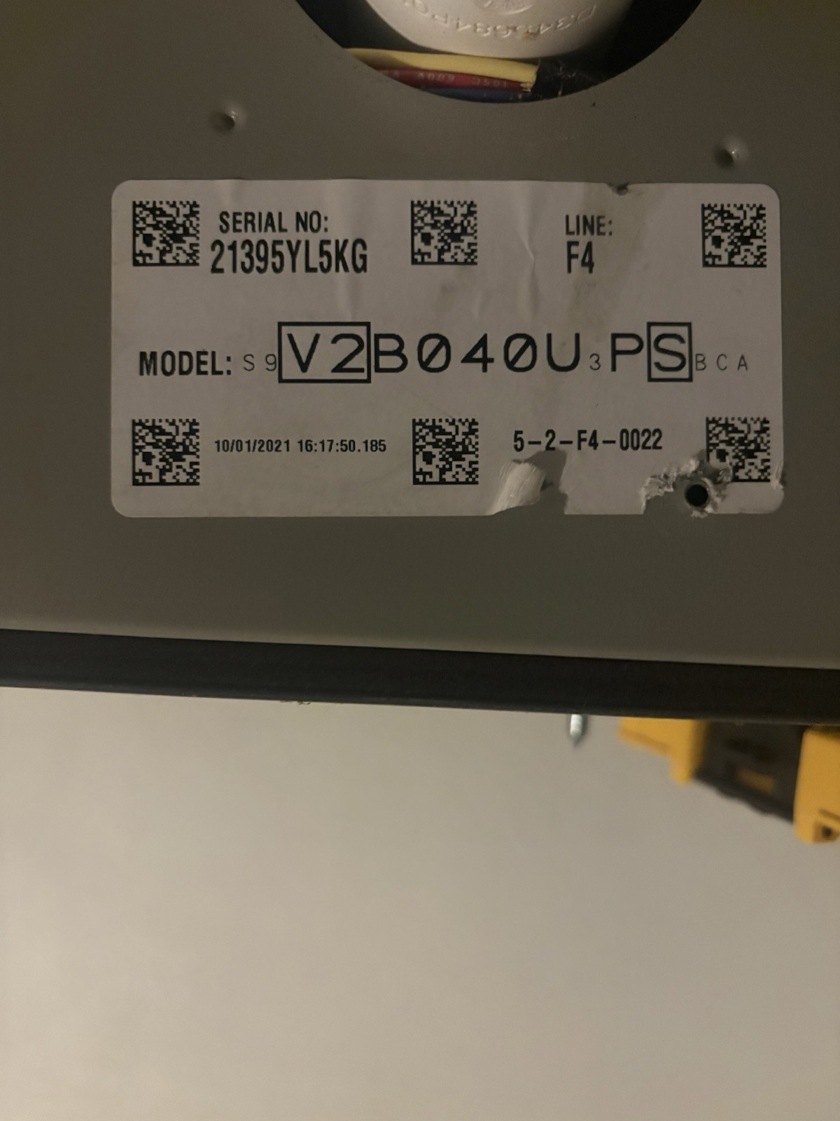 used American Standard S9V2 furnace