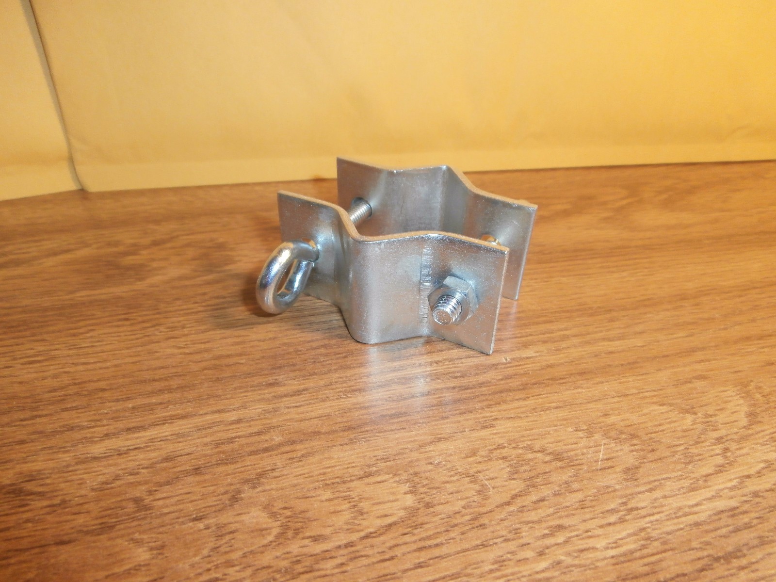 15-827 Philmore 2 Way TV Antenna Guy Wire Mast Clamp w/eyebolts,NOS 15-827B