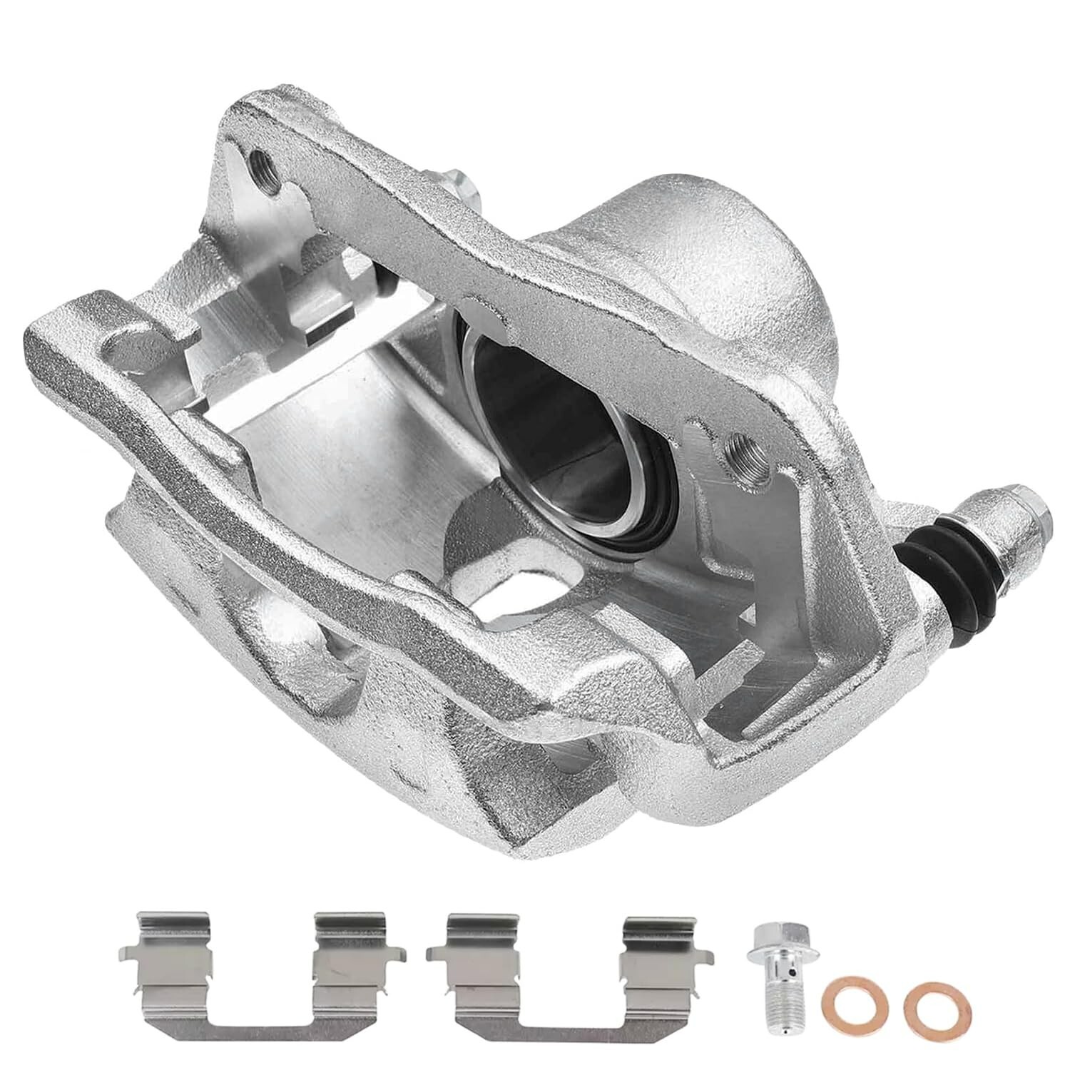 Pair Front Brake Calipers w/ Brackets for Acura ILX Honda Accord Civic CR-Z Fit