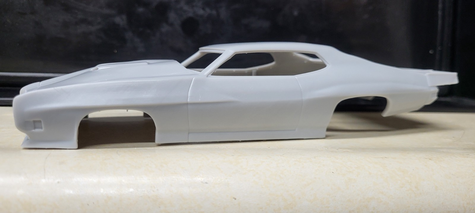 1/24 scale resin 3d printed 1970 Pontiac GTO Pro Mod drag body model slot car