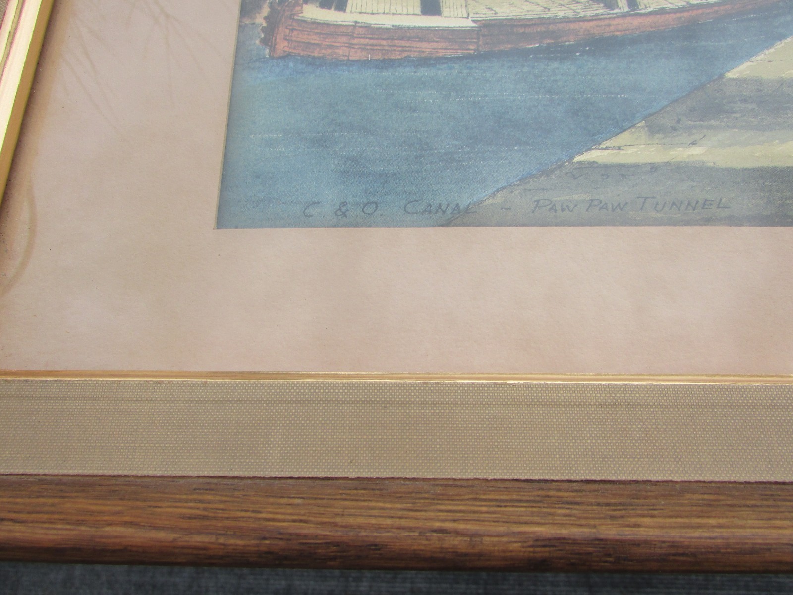 Vintage 1976 Bicentennial Prints by Allan Gray- Toll Gate House / Paw Paw Tunnel