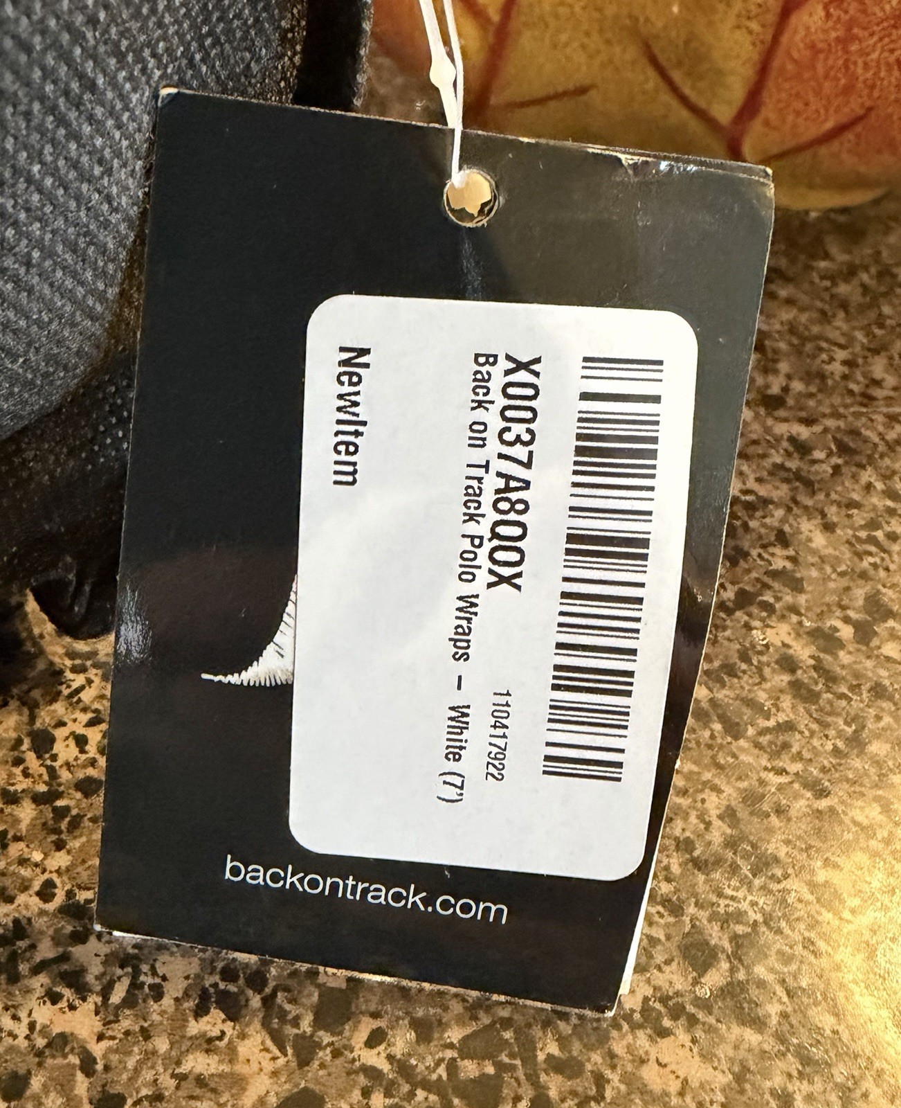 New W/ Tags BACK ON TRACK - Therapeutic Horse Polo Wraps - 7’- White