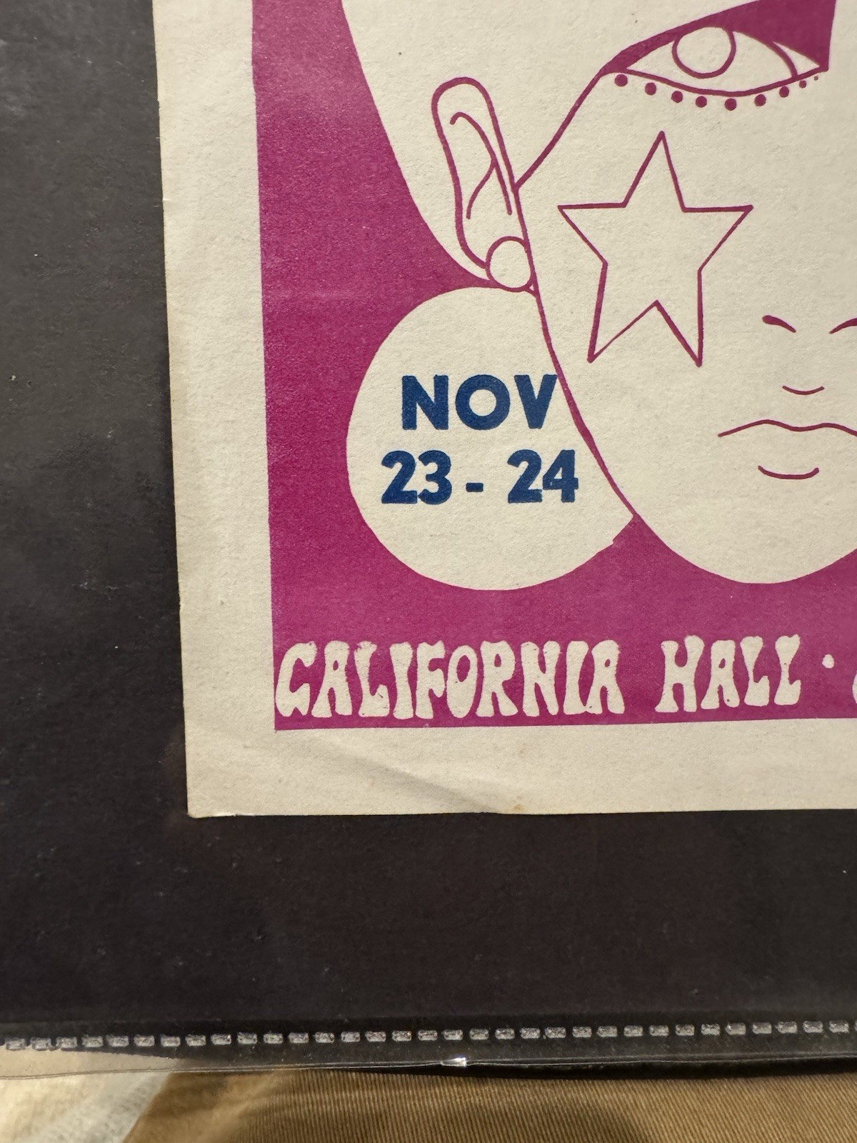 Rare!- Brother and The Holding Co Handbill-1966-California Hall-Original