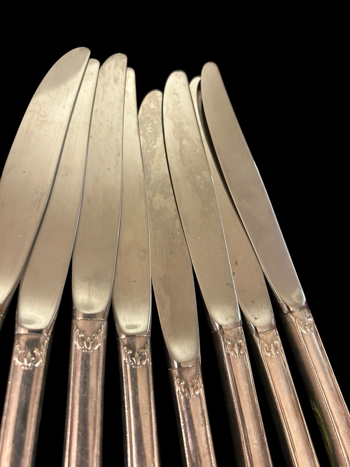 32 Pcs Set 1847 Rogers Bros Reflection Silverware Forks Spoons Knives Floral