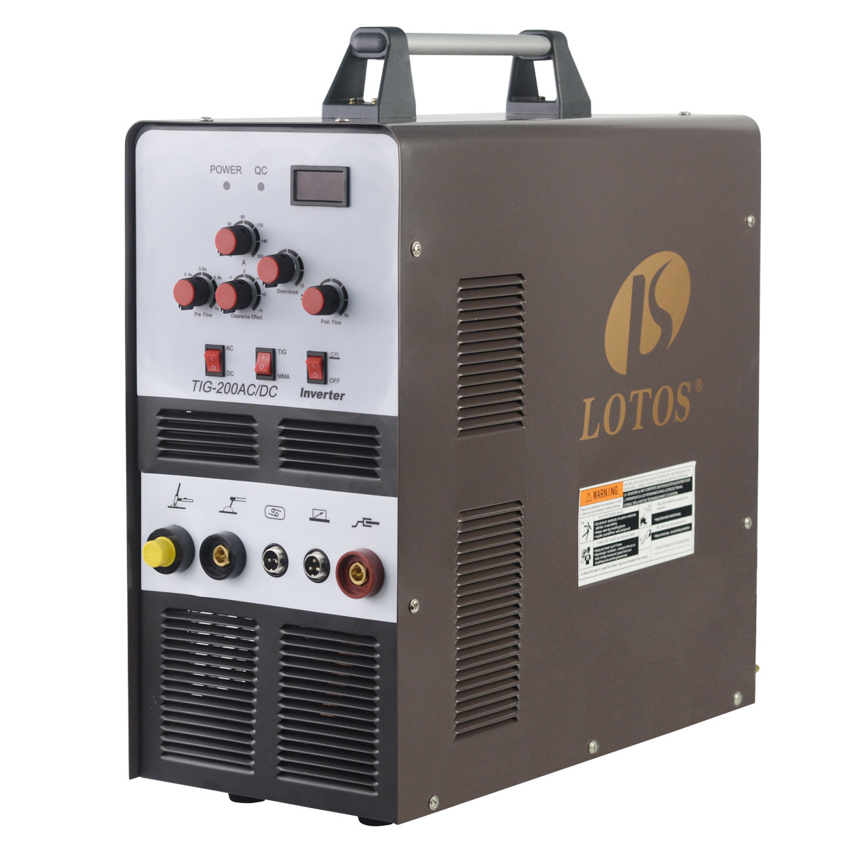 Lotos TIG200 TIG/Stick Square Wave Inverter AC/DC Aluminum 200AWelder