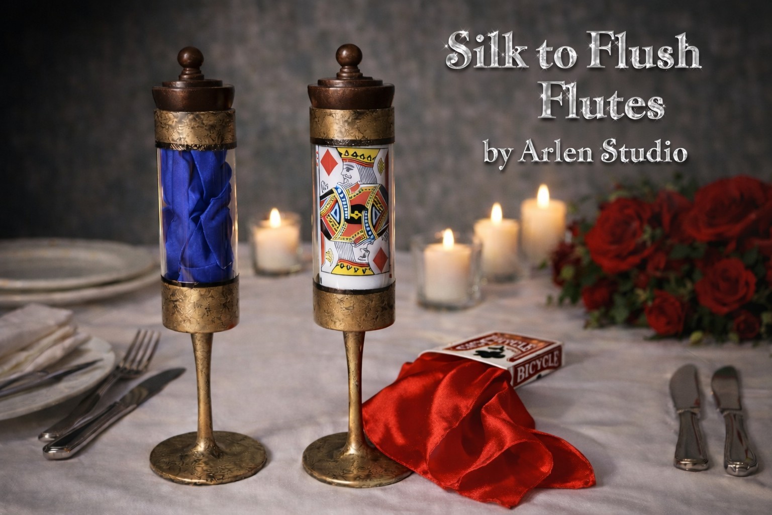 ARLEN STUDIO DIRECT. SILK to FLUSH FLUTES. Limited Edition.
