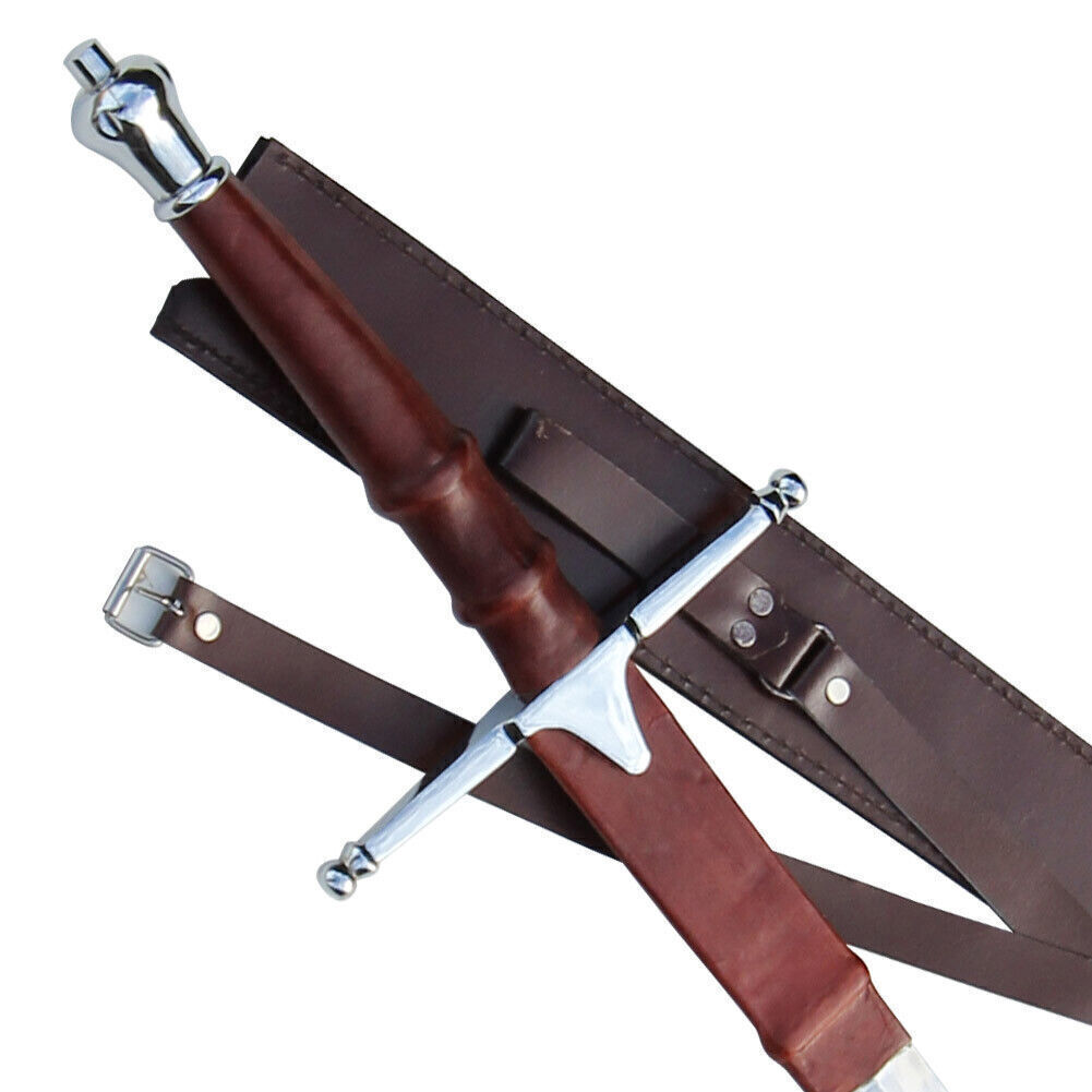 BRAVEHEART Scottish Hero William Wallace Claymore Polished Stainless Steel Sword