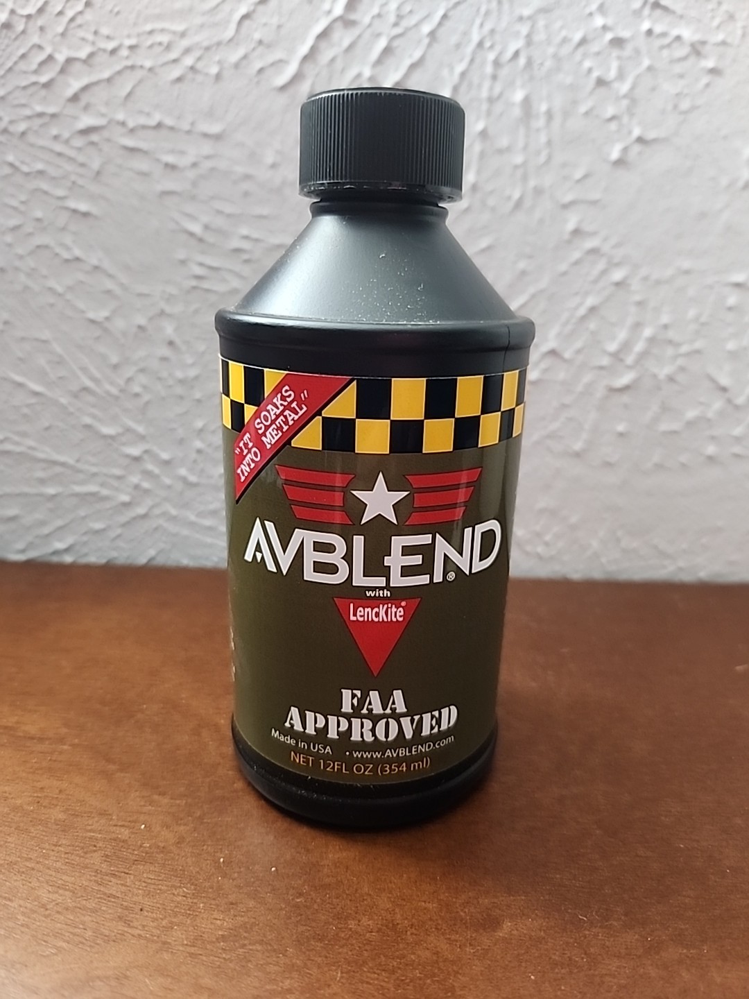 AVBLEND Aviation Oil Additive 12oz FAA Approved Lycoming Continental - NEW