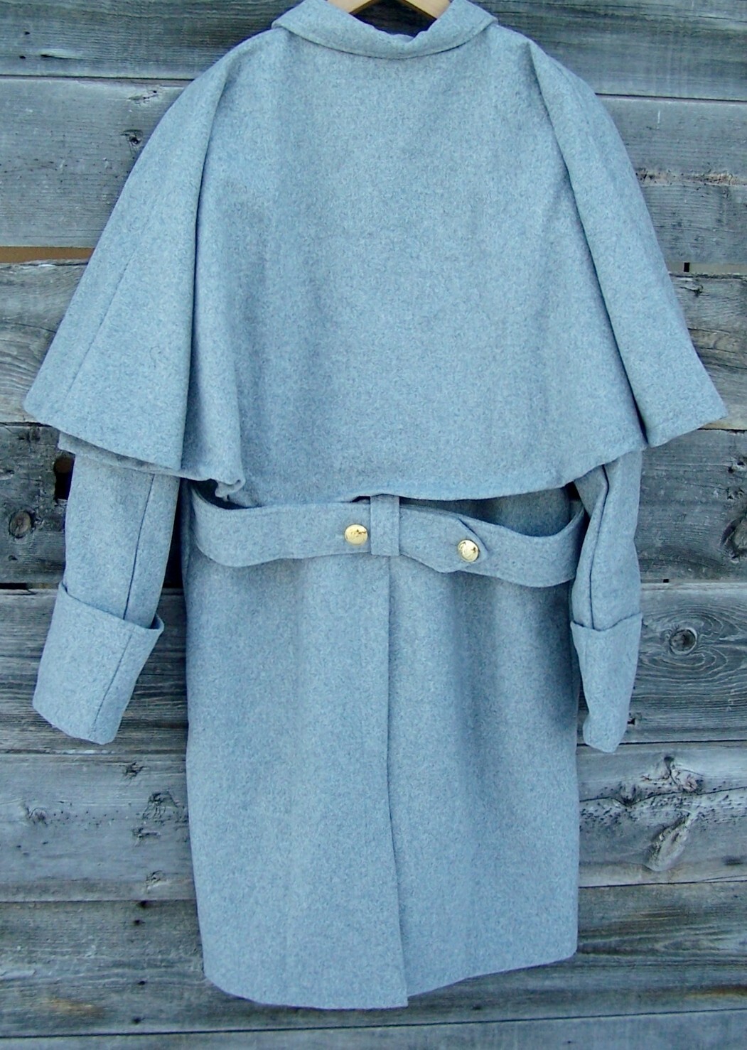 Civil War Confederate Gray Great Coat 46