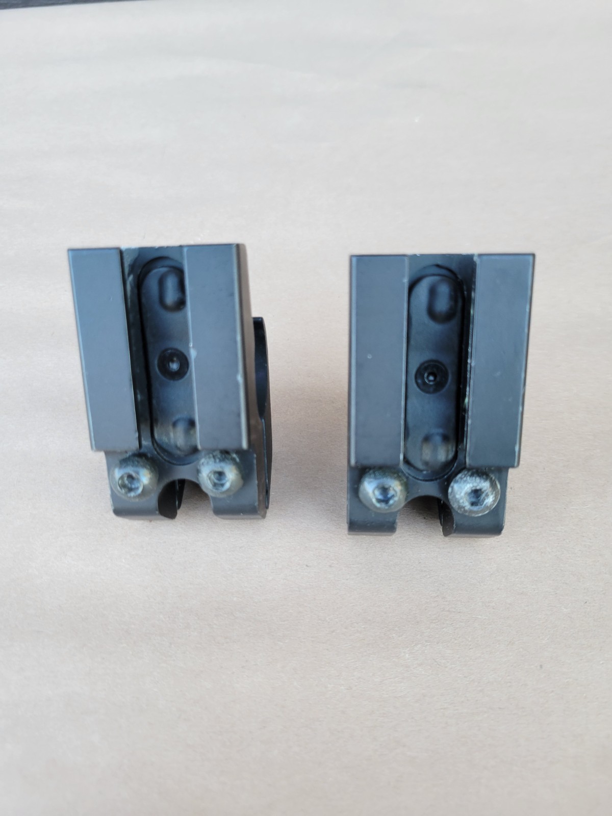 Quickie Wheelchair Side Guard Receivers Mounting brackets Sideguards 2 1"