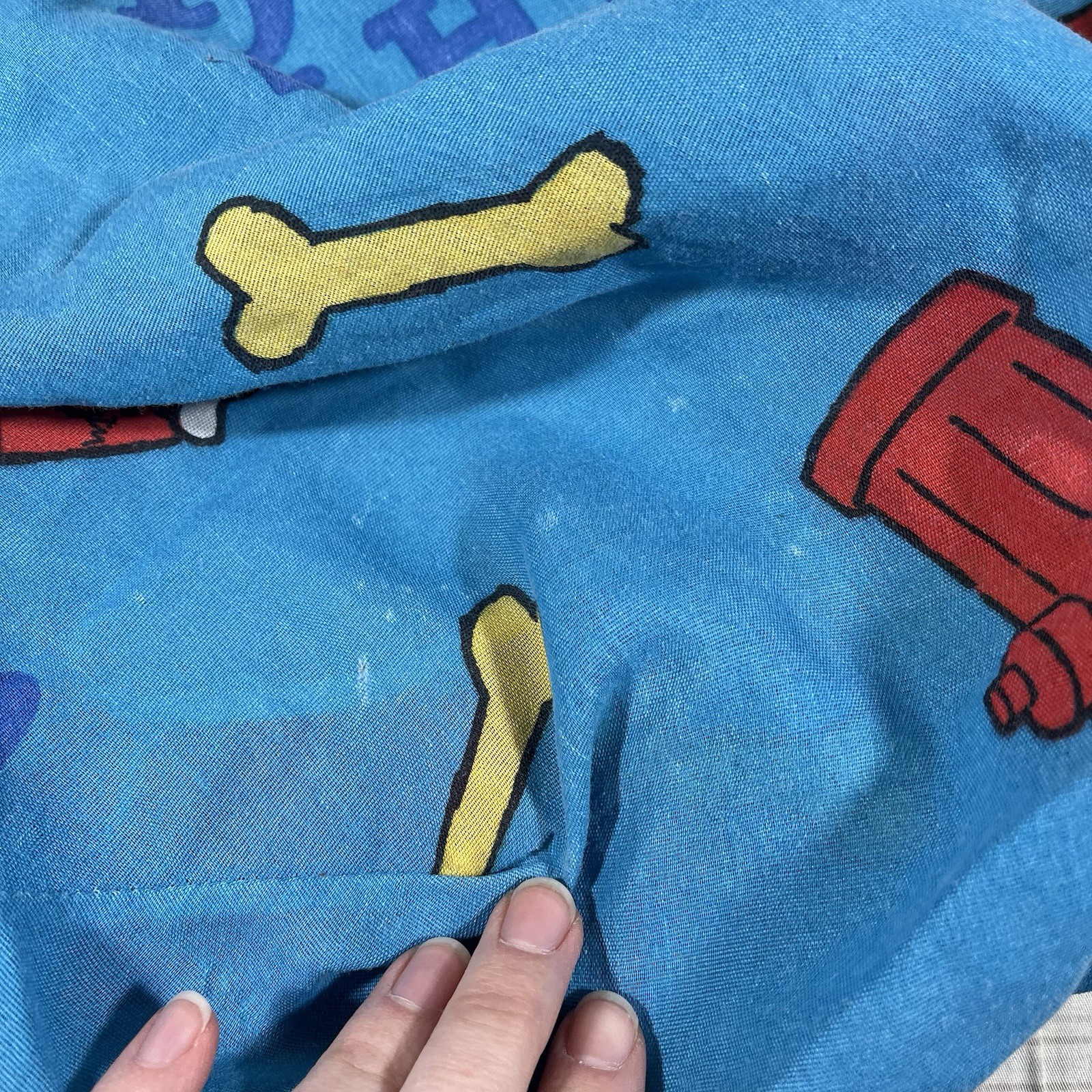 Vintage Clifford Big Red Dog Sheet Toddler Fitted Dan River 2001 Scholastic S1