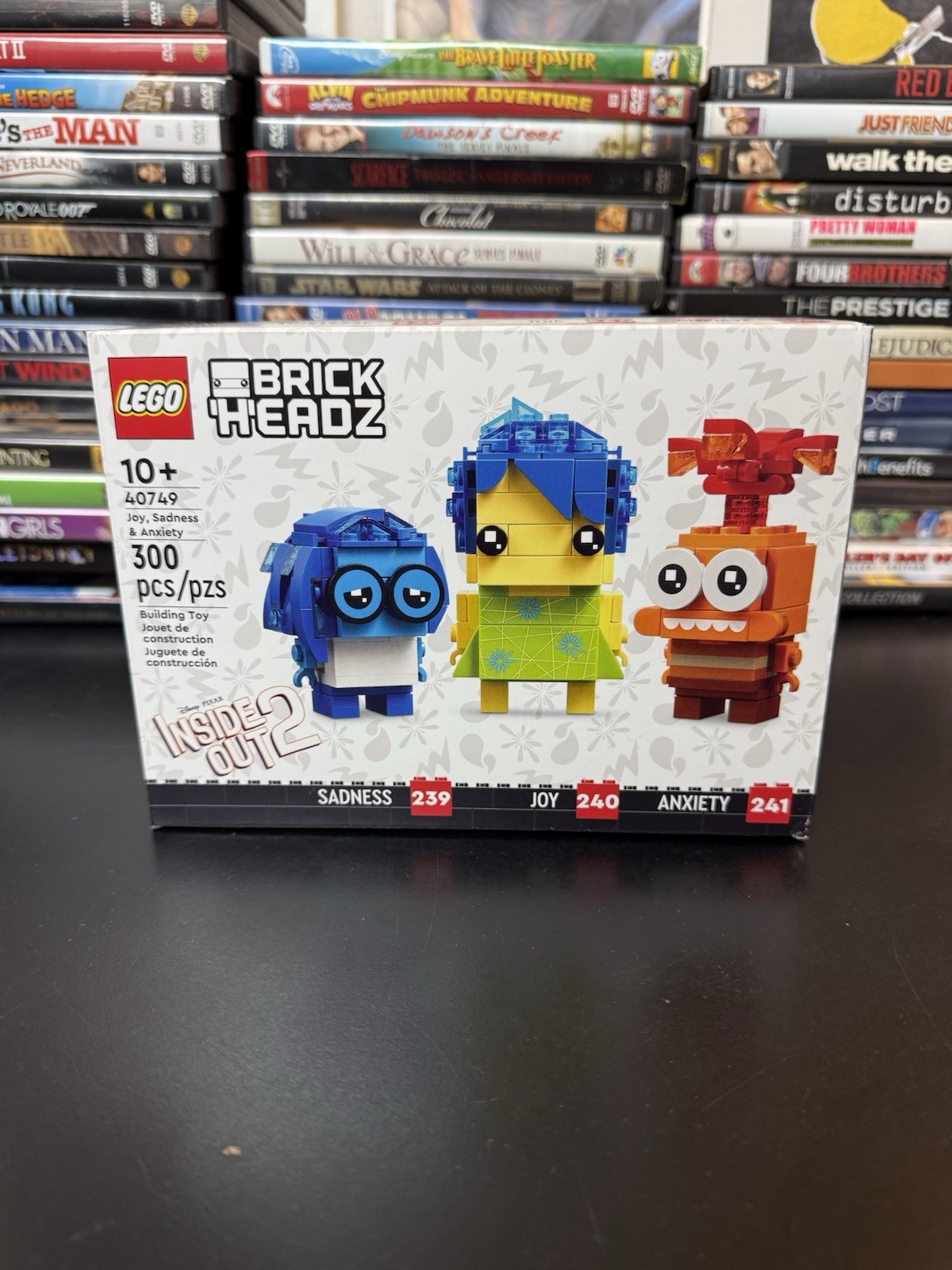 NEW! Lego Inside Out 2, Joy, Sadness & Anxiety V39, Brick Headz, 40749 Disney