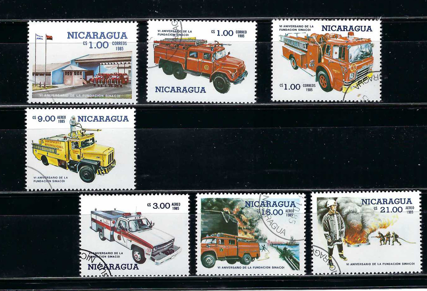 FIRE BRIGADE OF NICARAGUA.- ''BOMBEROS''    ISSUE  {7}