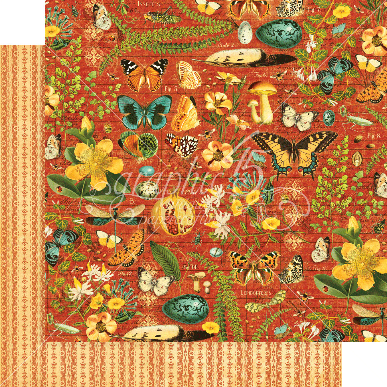 GRAPHIC 45 NATURE NOTEBOOK RETIRED 2020 ~NATURE BOTANICAL BUTTERFLY *SHIPS FREE*