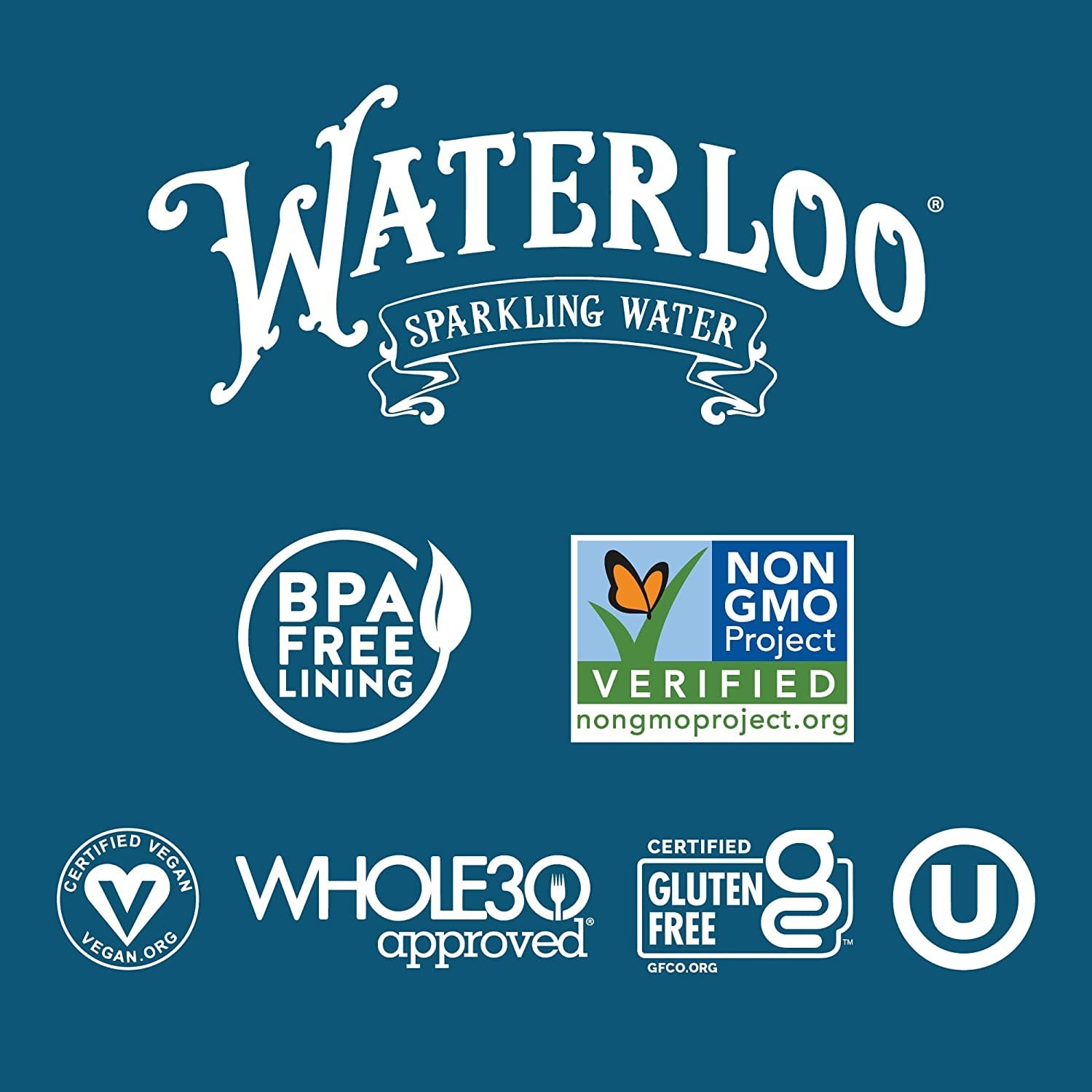 Waterloo Sparkling Water, Orange Vanilla Naturally Flavored, 12 Fl Oz (Pack of