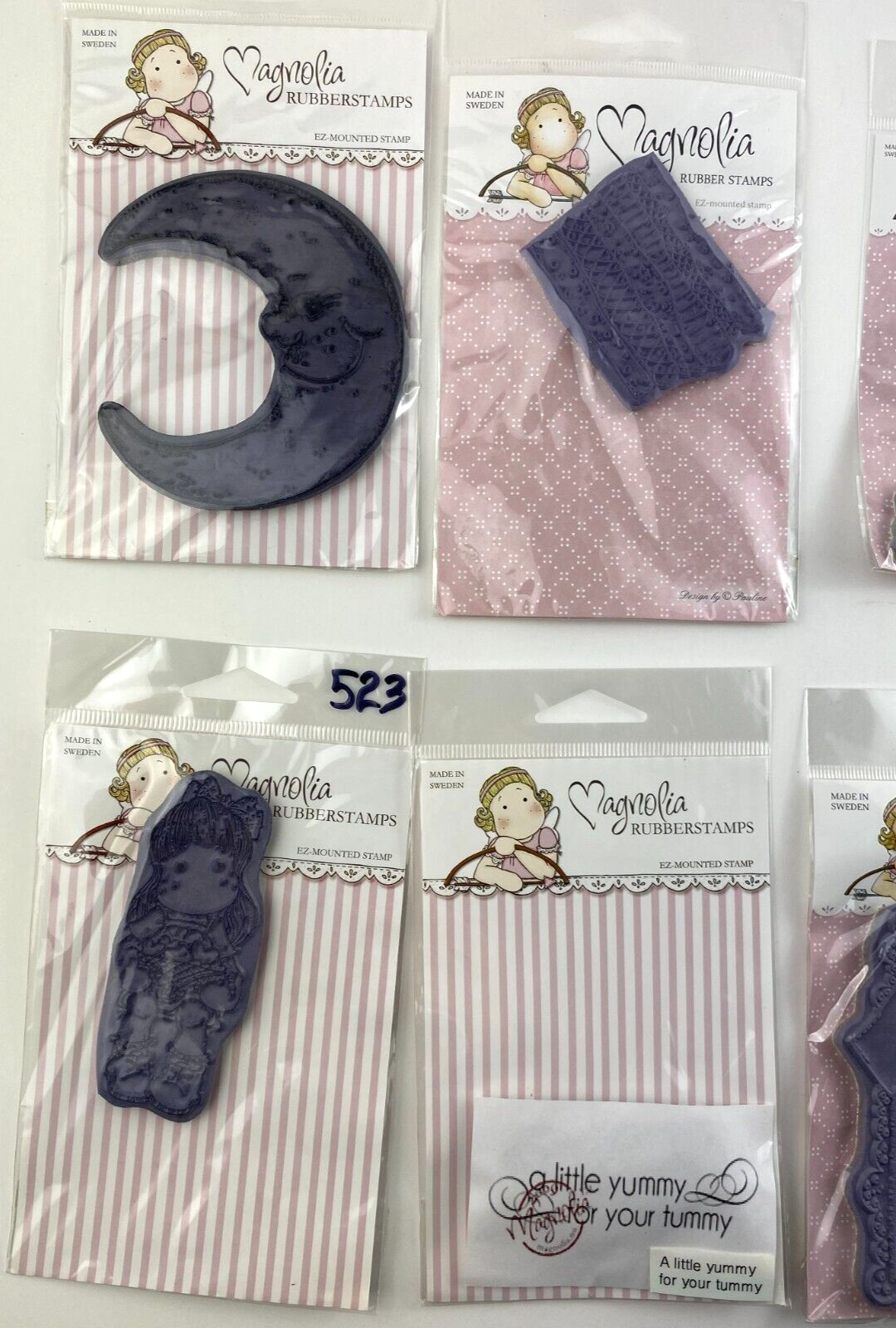 Magnolia (LOT OF 10) Rubber Stamps Assorted #20