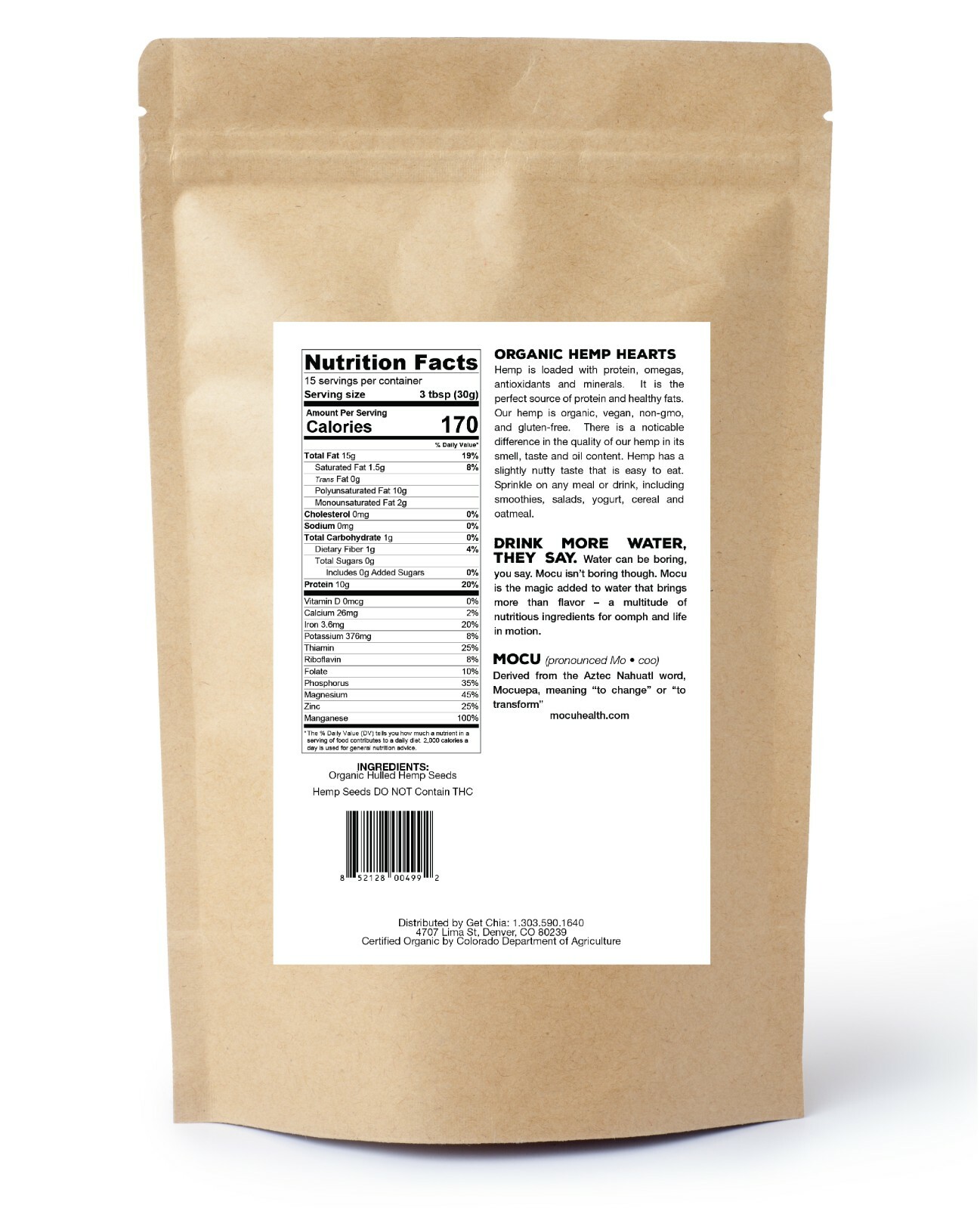 CERTIFIED ORGANIC HEMP HEARTS