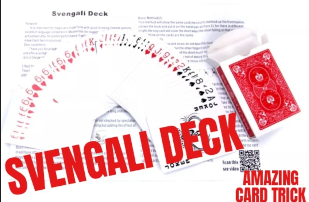Card Magic Tricks Svengali Deck Illusion Cards T3
