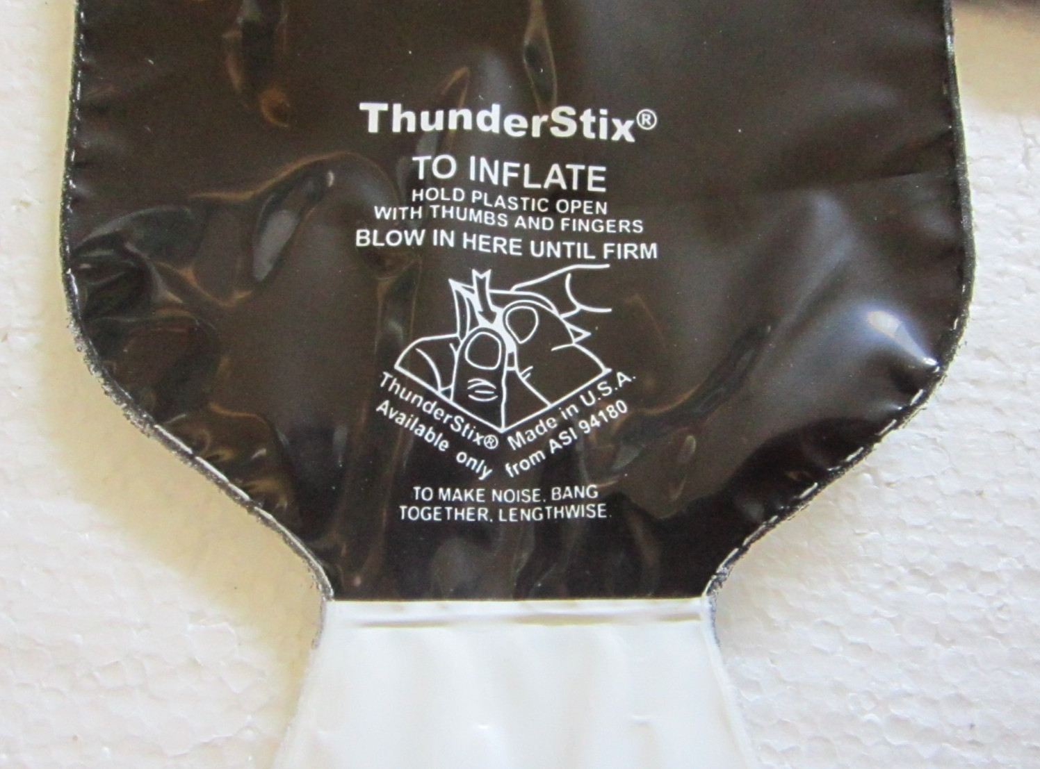 NOS 2007 TYLER EVANS #53 SUPERCROSS AMP'D MOBILE THUNDERSTIX PAIR memorabilia