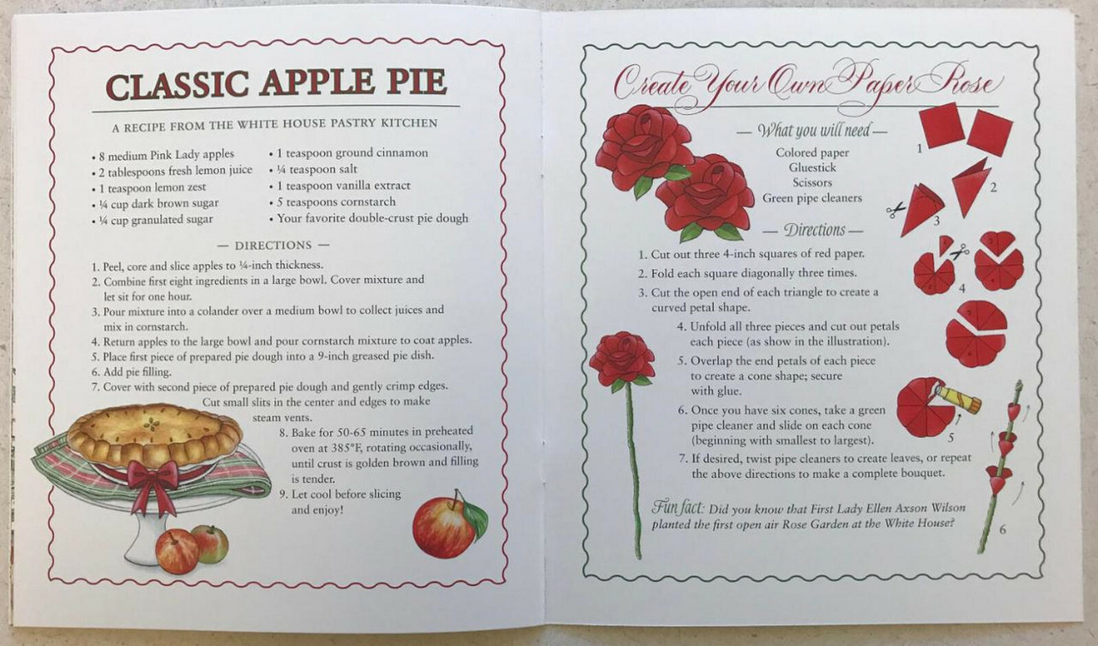 Donald Trump Melania 2019 White House Christmas Holidays Tour Book Program POTUS