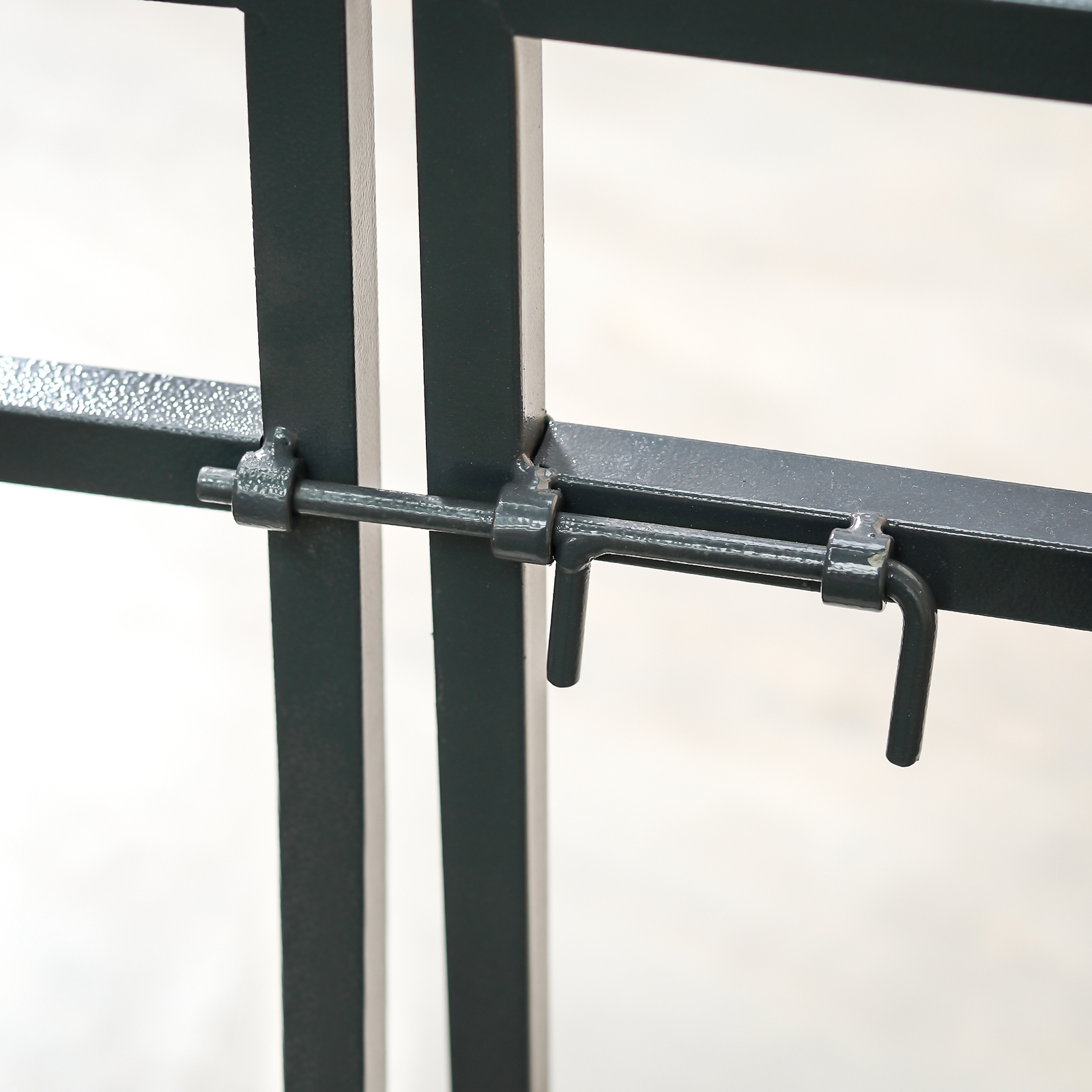 6.75' Outdoor Metal Garden Arbor, Arch, Climbing Plants, Bridal, Wedding, Hearts