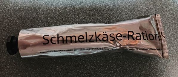 WW2 reproduction German cheese tube ration-current and eatable # 2