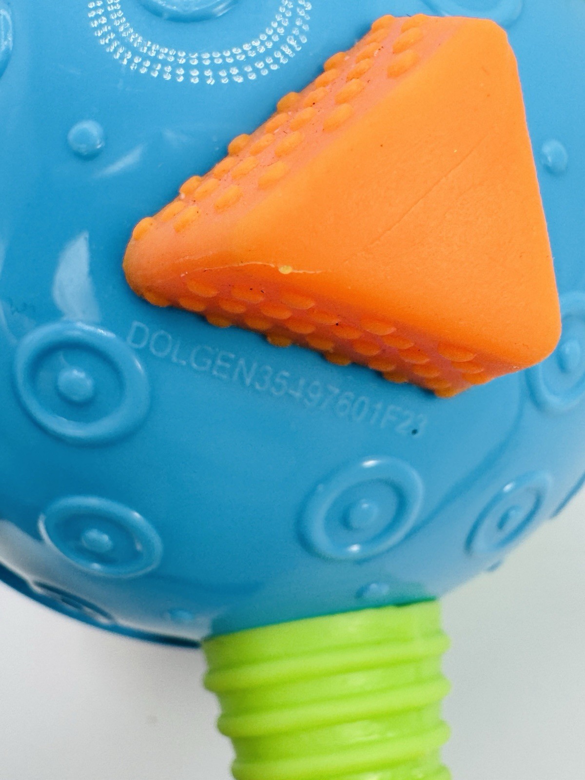 Bumble Ball Vibrating Bouncing Sensory Toy Aqua Blue Tested Works READ!