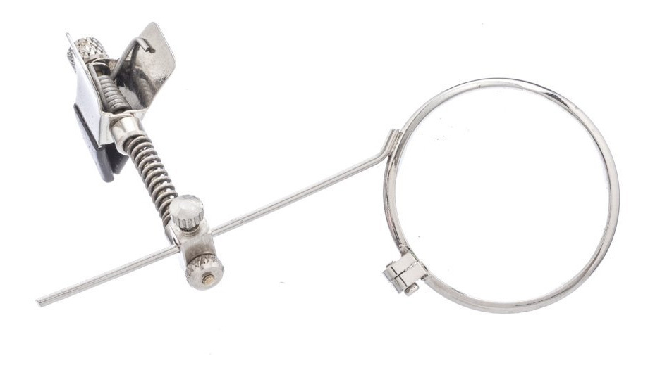 10X Single Lens Clip-On Eyeglass Eye Frame Jewelry Eye Loupe Magnifying Glass