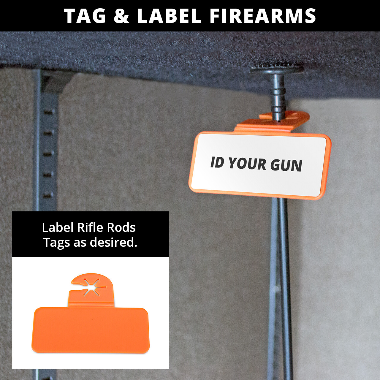 Rifle Rods Tags 10 Pack