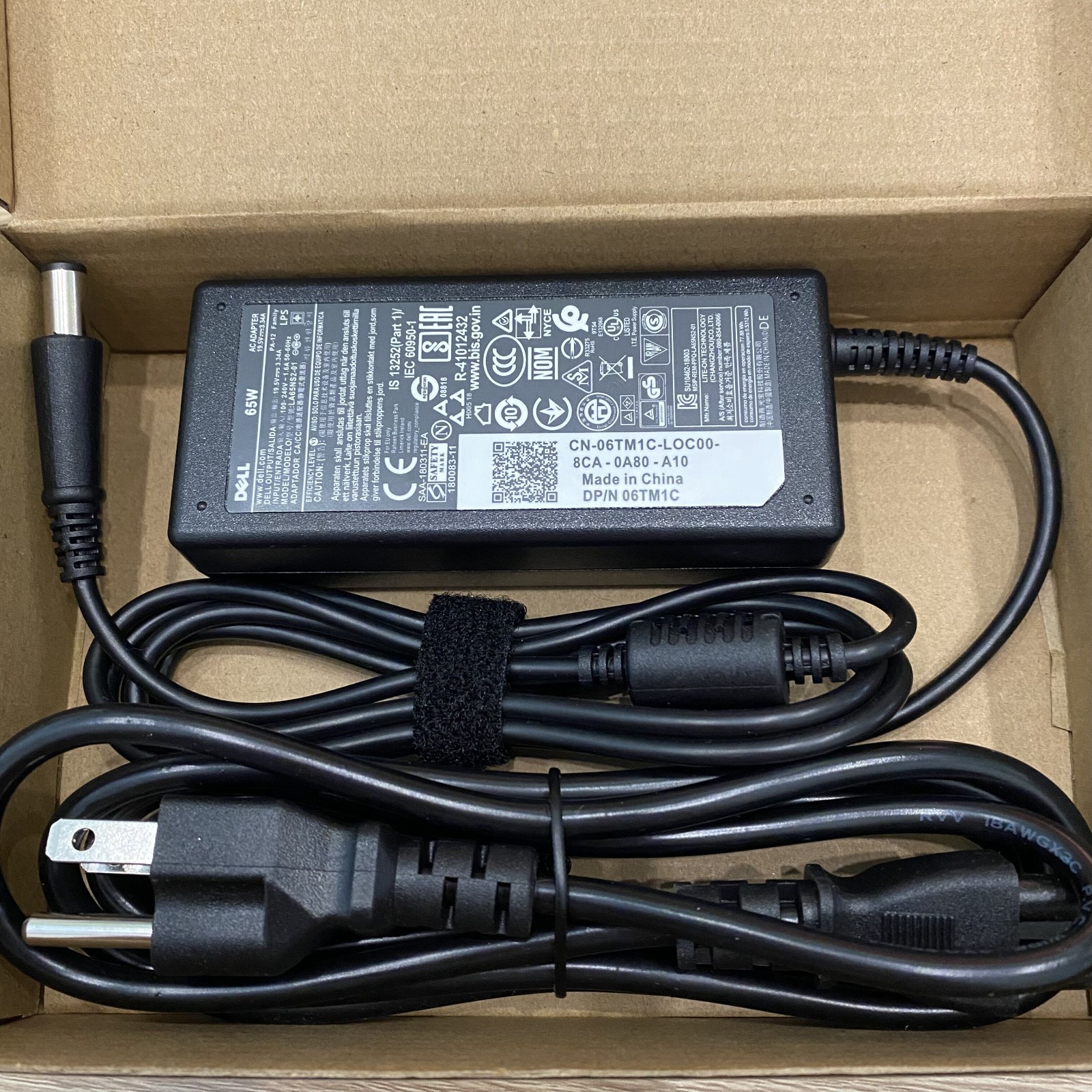 Genuine OEM 65W Dell PA-12 AC Adapter Charger 928G4 06TM1C LA65NS2-01 7.4*5.0mm