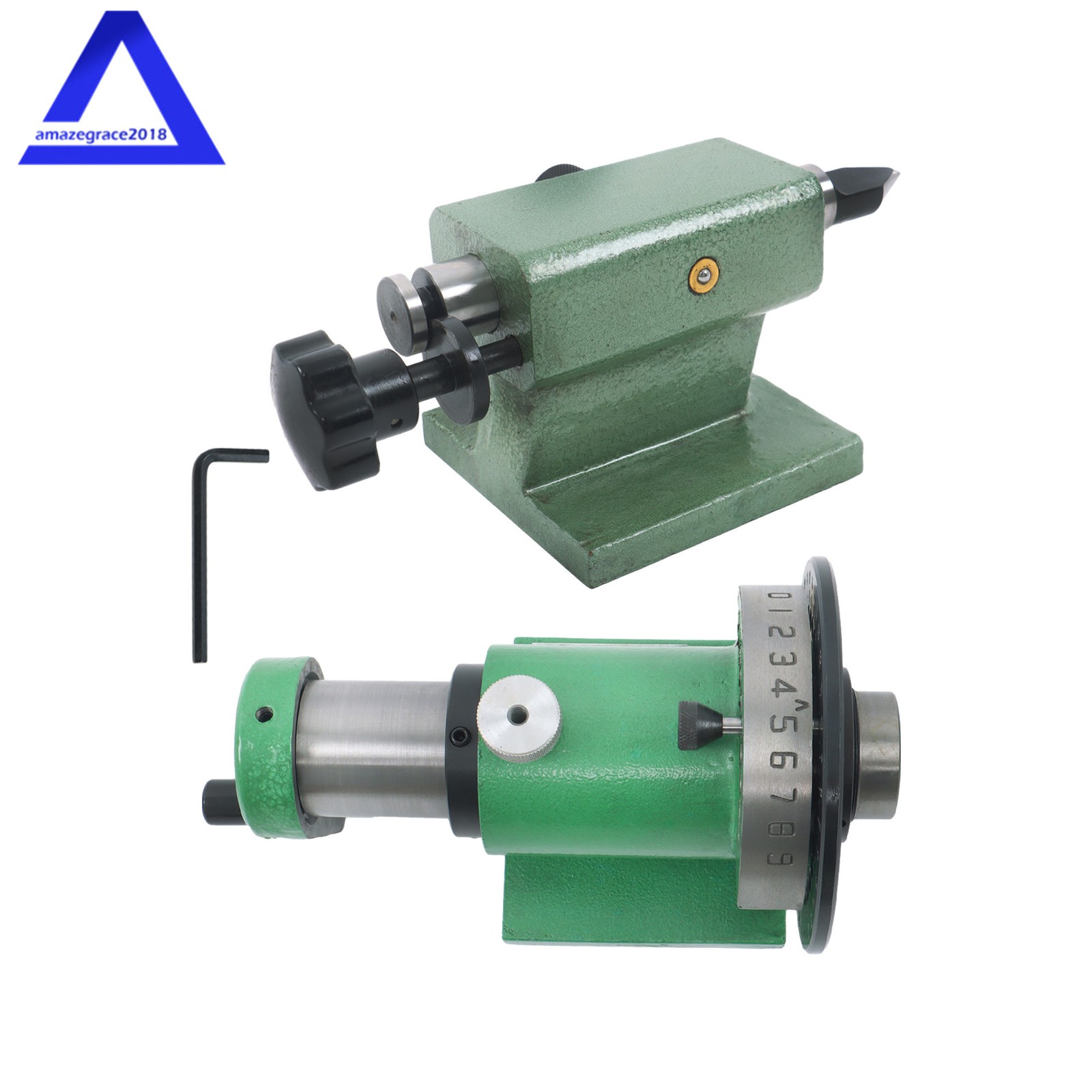 5C Spin Index Fixture W/ Tailstock Collet Fixtures Milling Machine Indexing